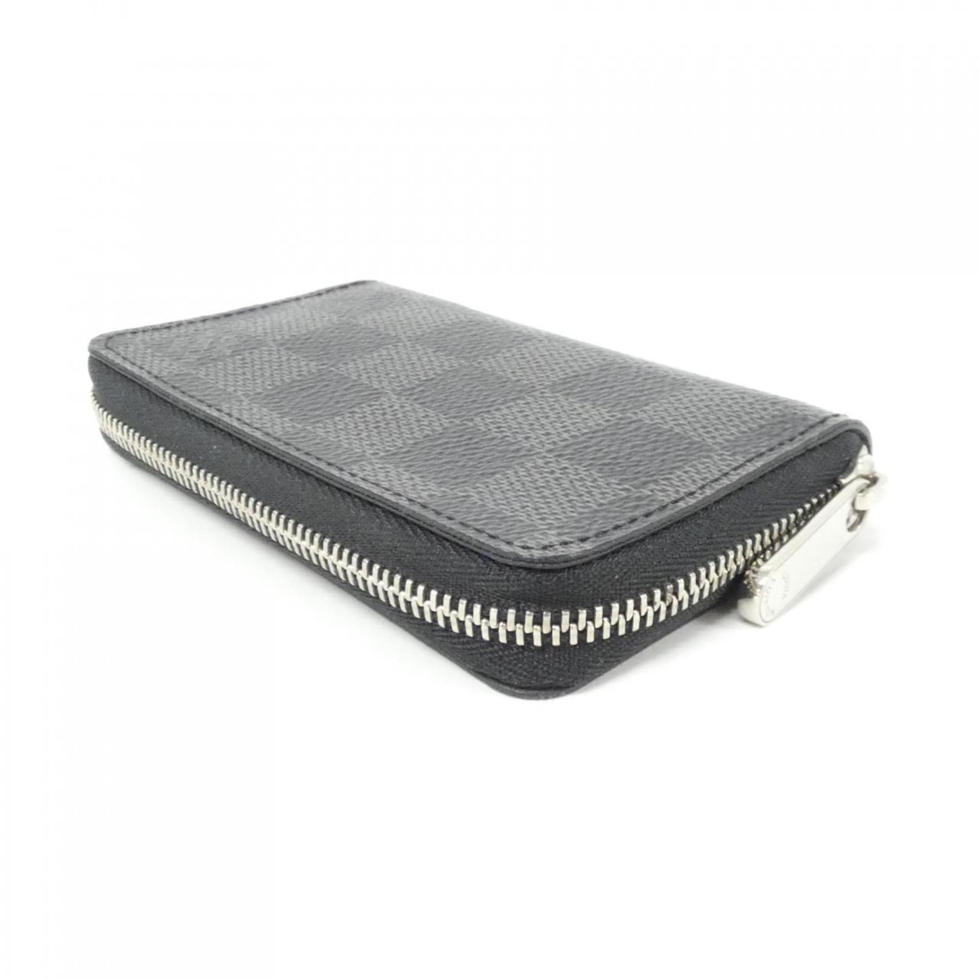 Louis Vuitton Graphite Coated Canvas Coin Purse/Coin Case (Pre-Owned)