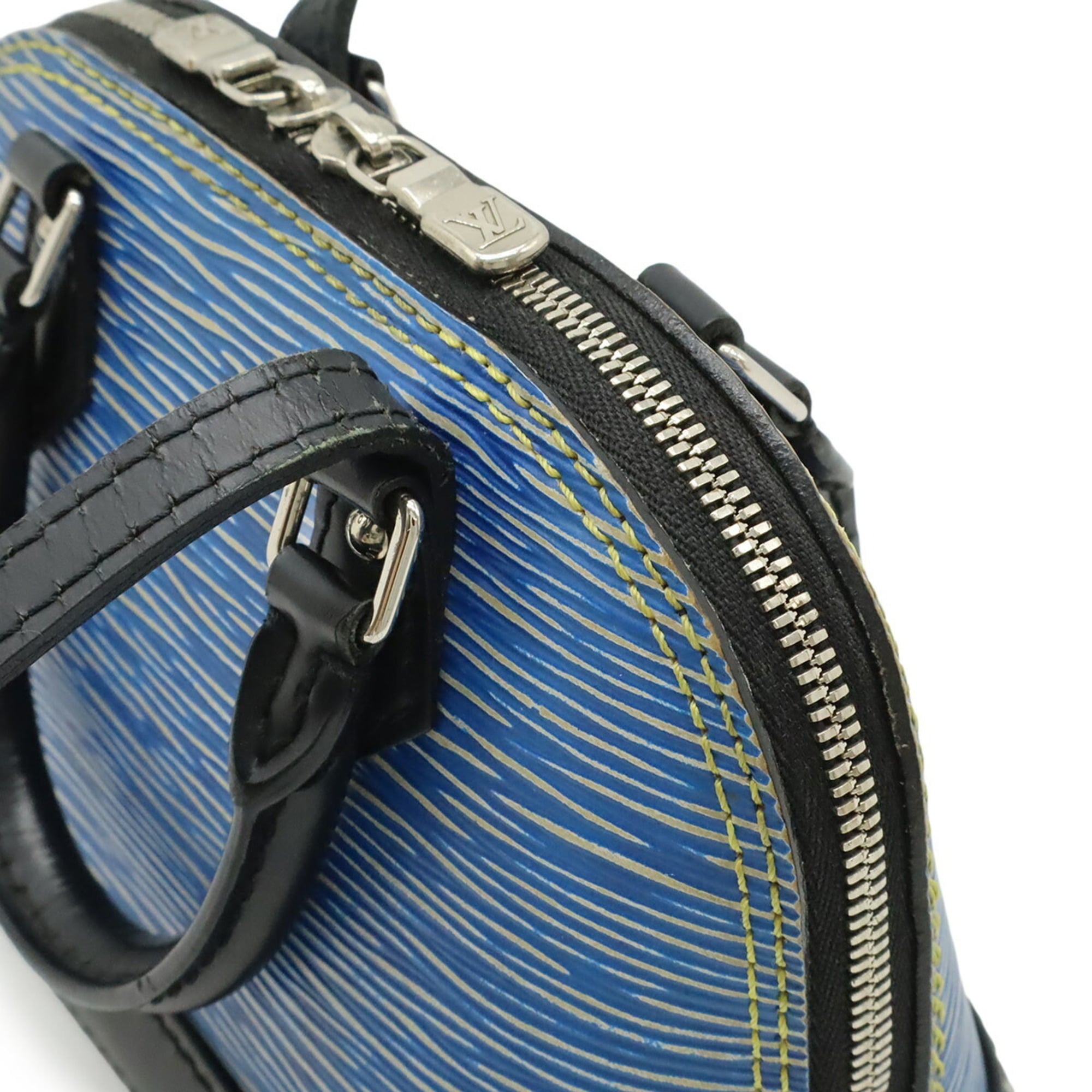 Louis Vuitton Light Blue Denim Handbag Shoulder Bag (Pre-Owned)