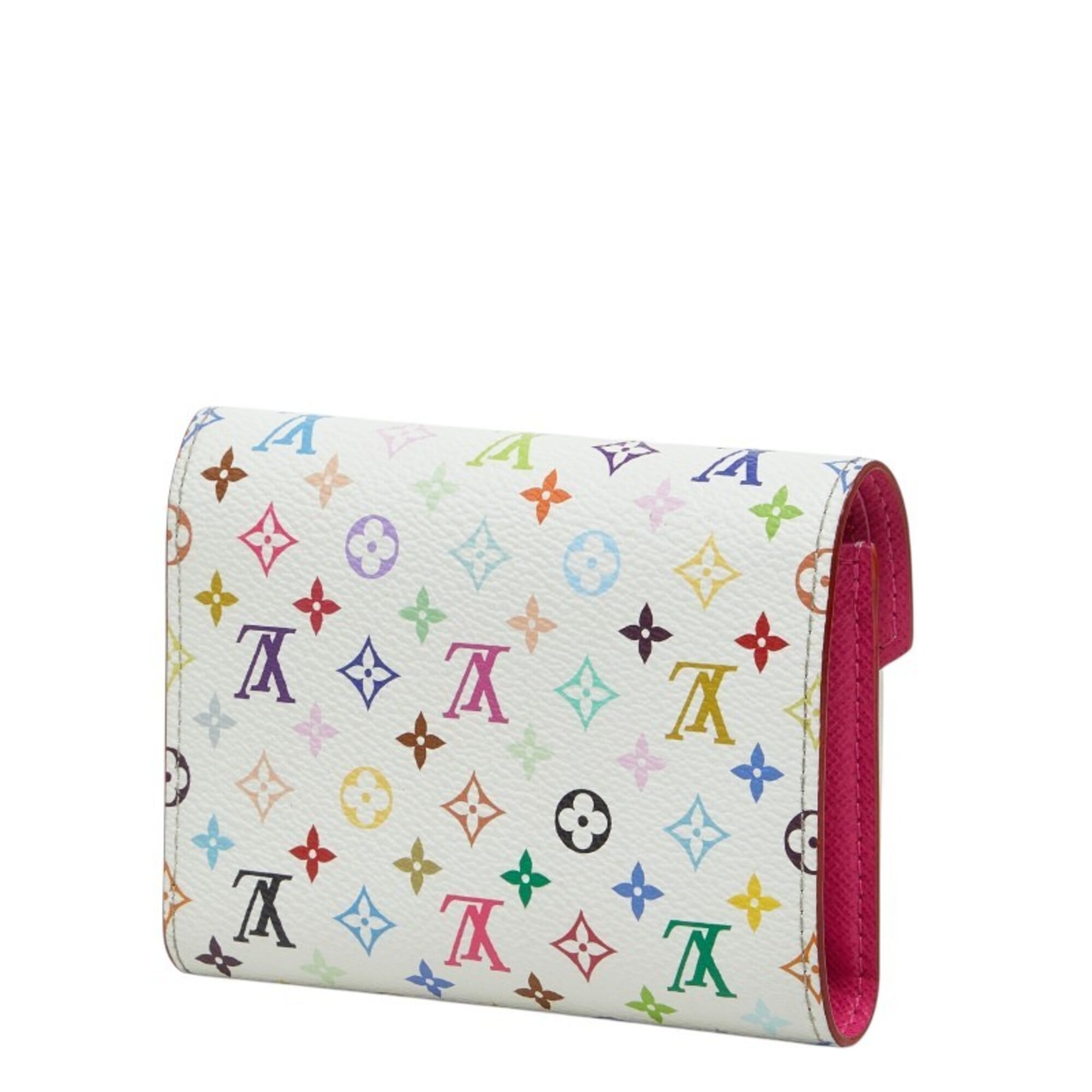 Louis Vuitton White Pvc Wallet (Bi-Fold) (Pre-Owned)