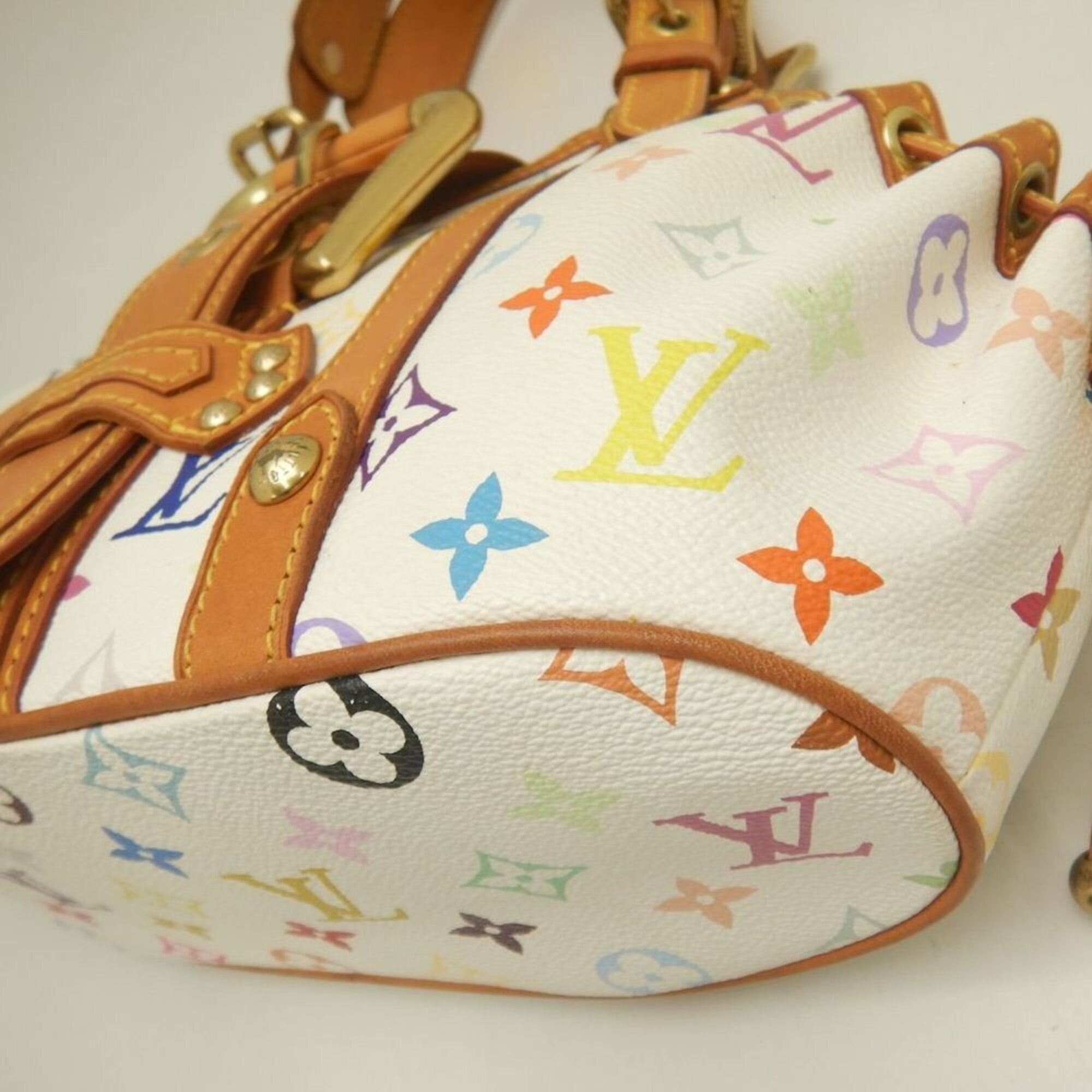 Louis Vuitton Blanc Monogram Multi-Color Monogram Handbag (Pre-Owned)