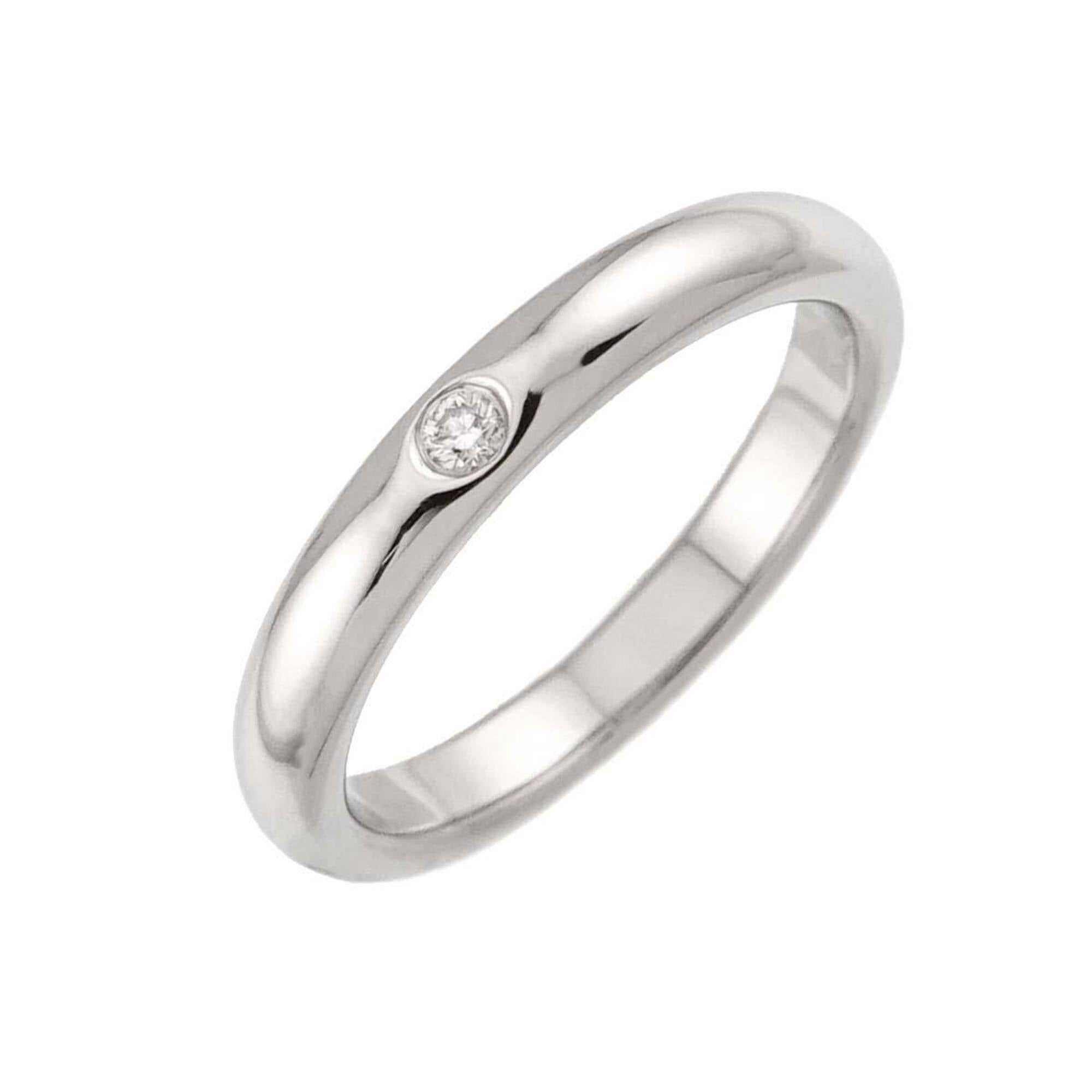 Tiffany Platinum Platinum 950 Band Ring (Pre-Owned)