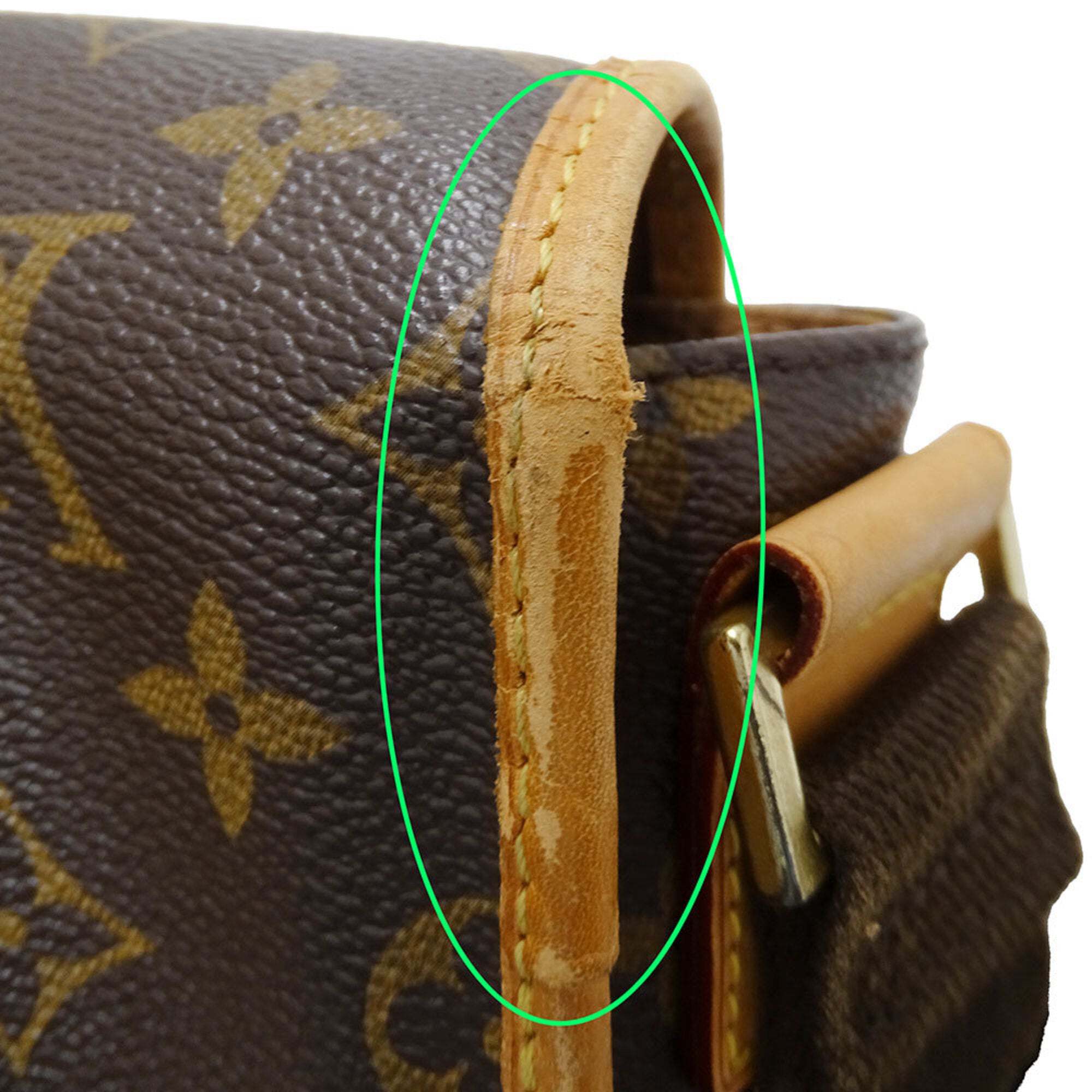 Louis Vuitton Brown Monogram Canvas Messenger Bag Shoulder Bag (Pre-Owned)