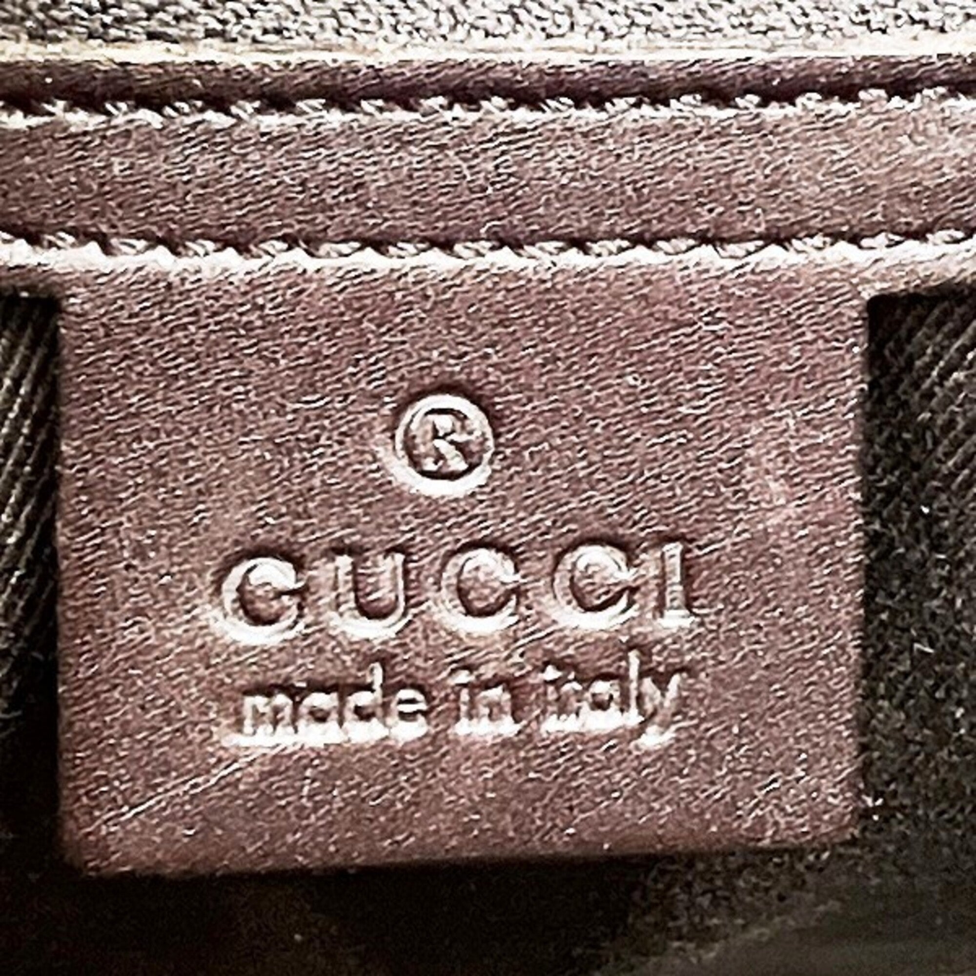 Gucci Beige Brown Gg Canvas Handbag Tote Bag (Pre-Owned)