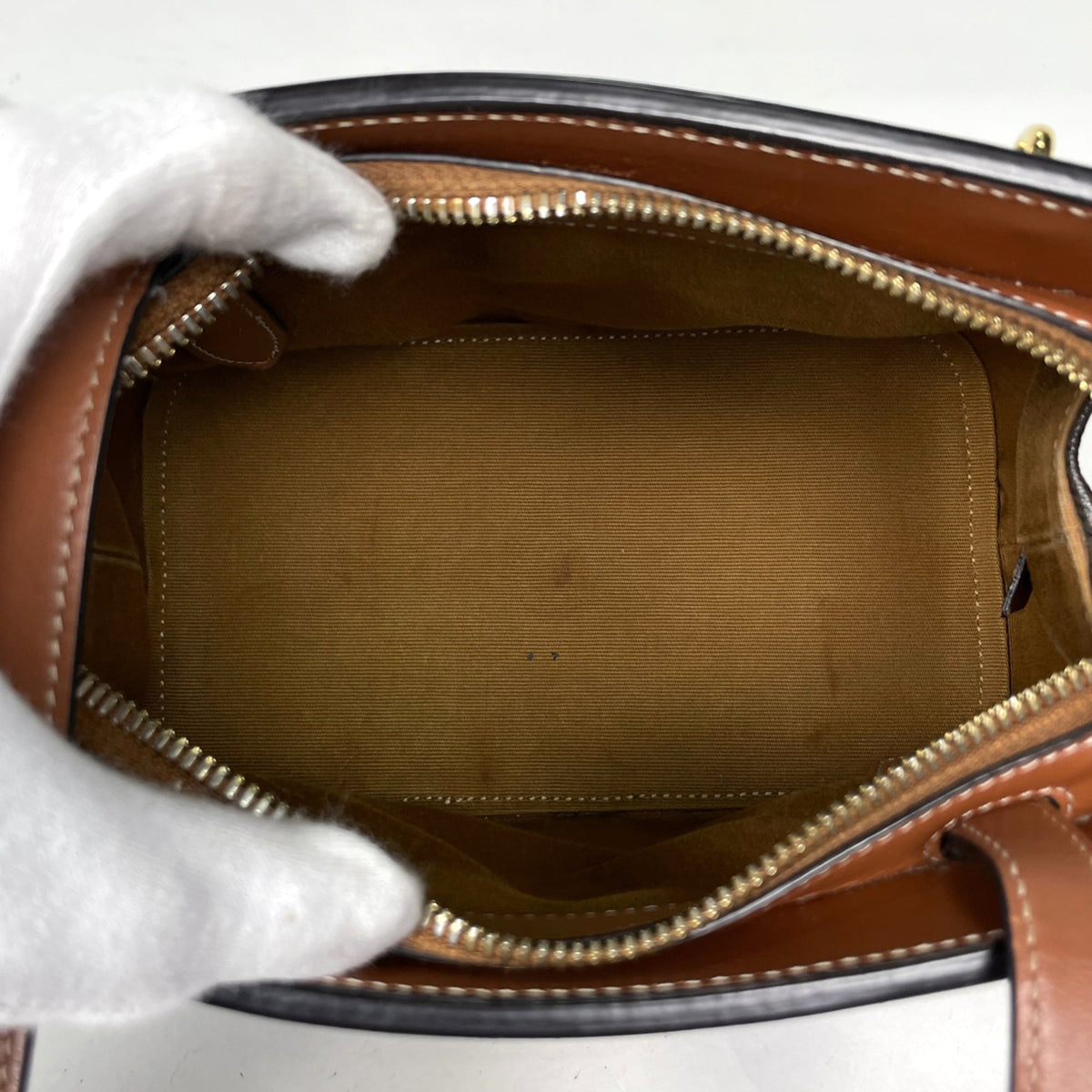 Celine Brown Coated Canvas Leather Shoulder Bag (Pre-Owned)