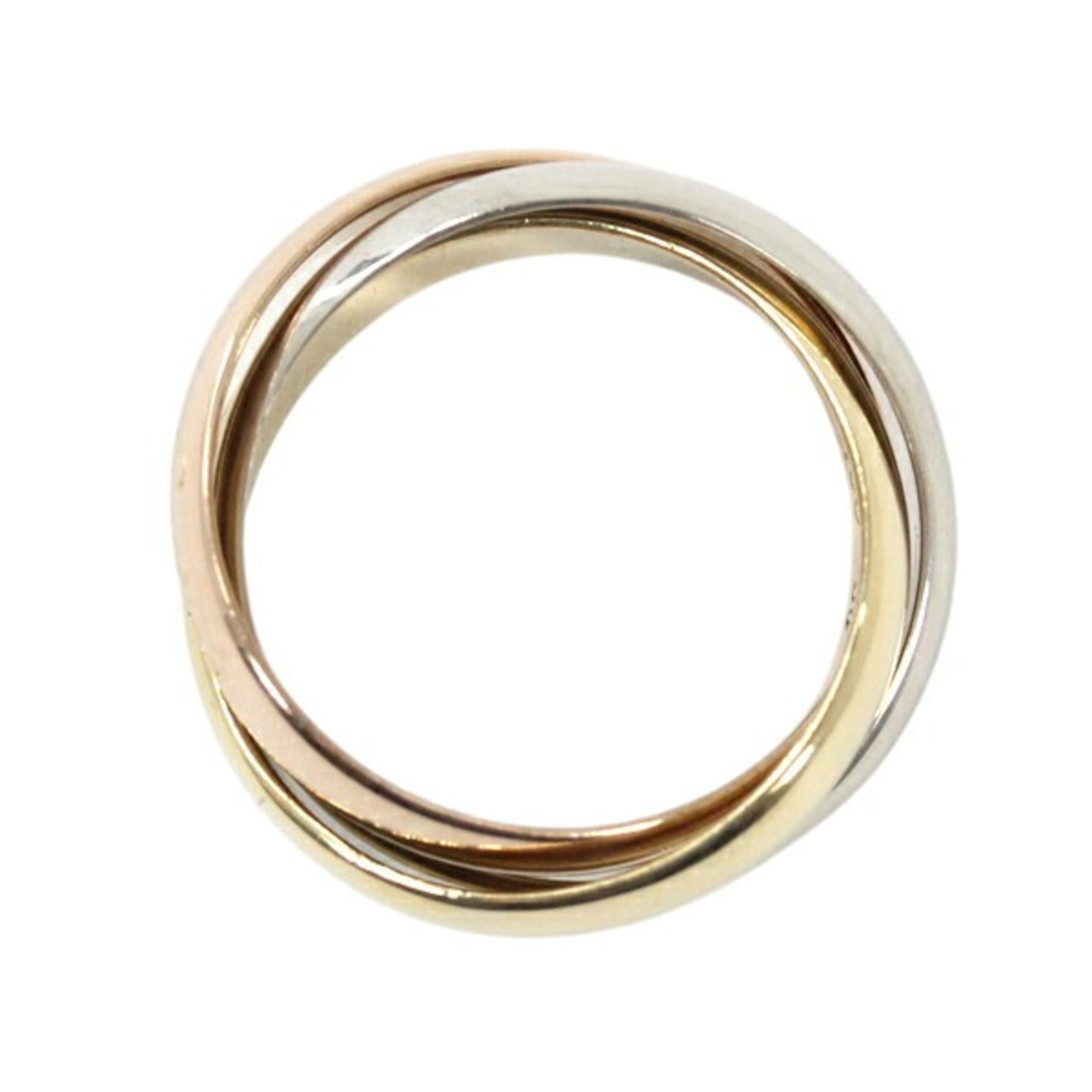 Cartier Pink Gold White Gold Yellow Gold Yellow Gold (18K) Pink Gold (18K) White Gold (18K) Band Ring (Pre-Owned)
