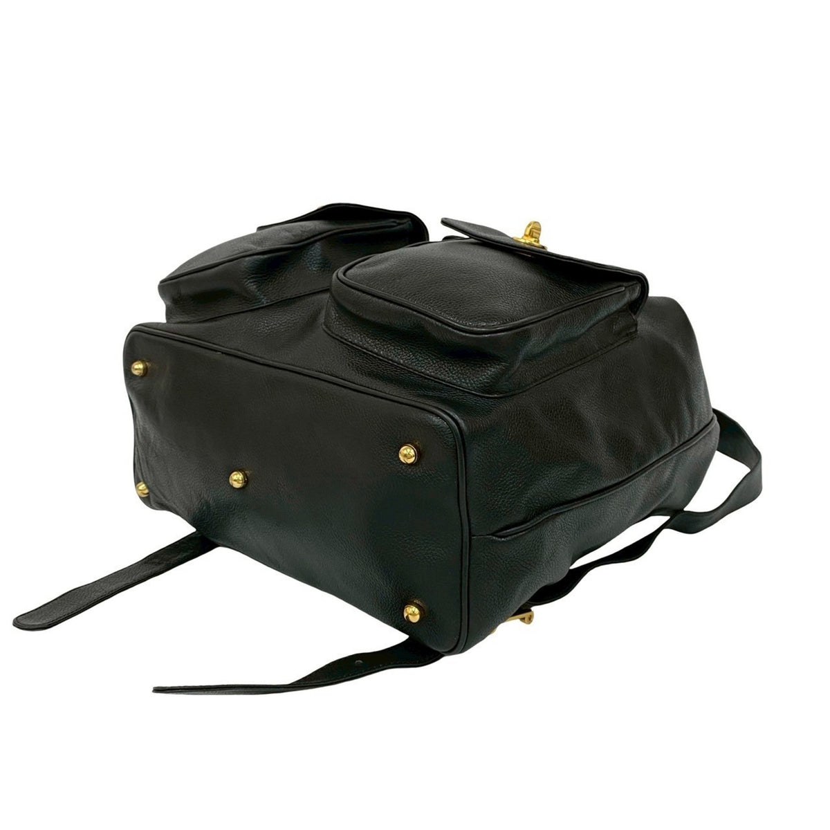 Tiffany Black Leather Backpack (Pre-Owned)