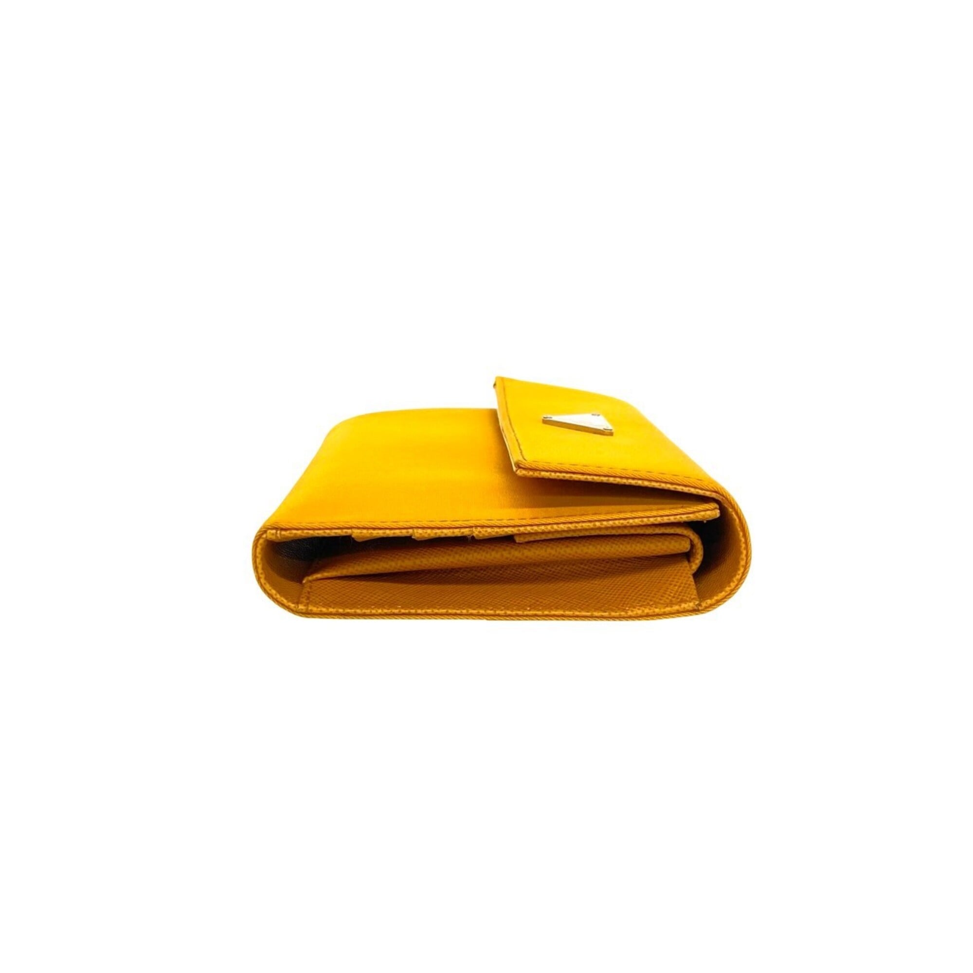 Prada Orange Nylon Wallet (Bi-Fold) (Pre-Owned)