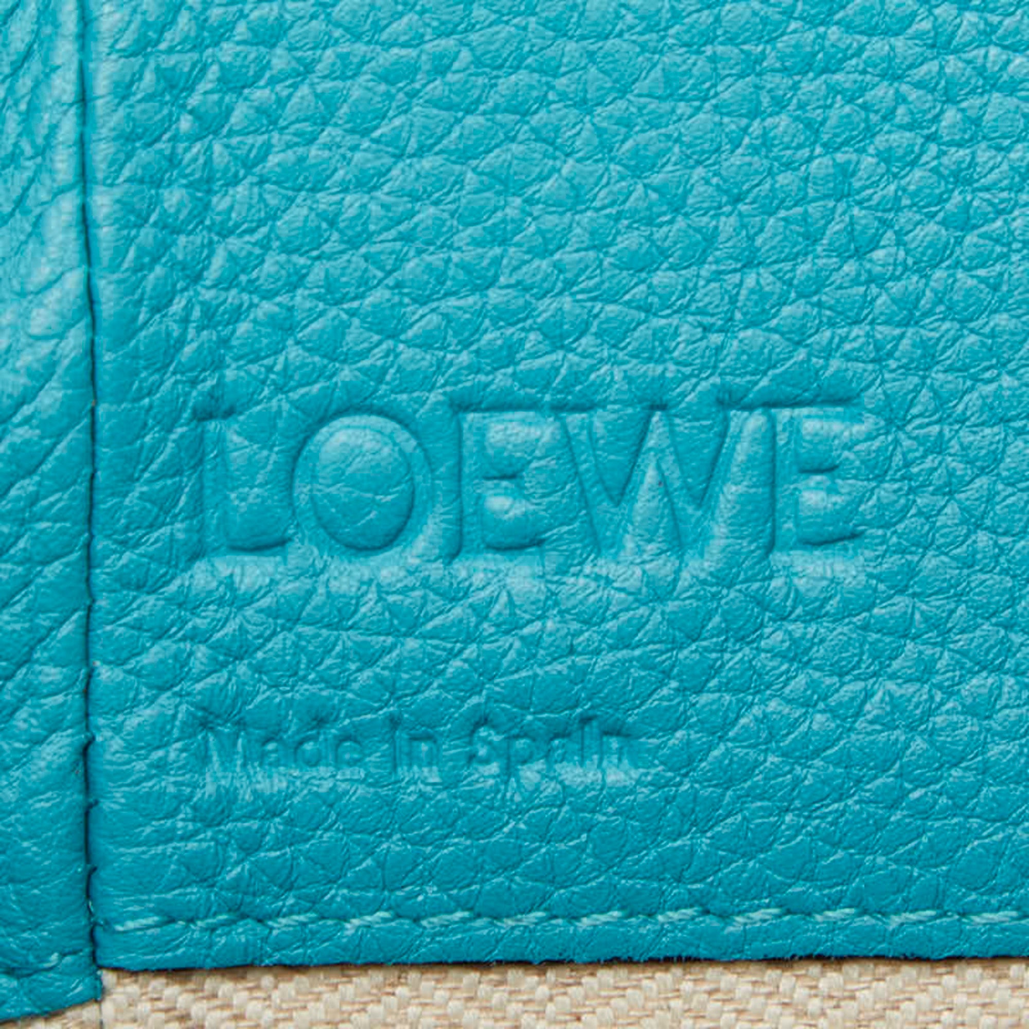 Loewe Hammock Blue Leather Handbag Shoulder Bag (Pre-Owned)