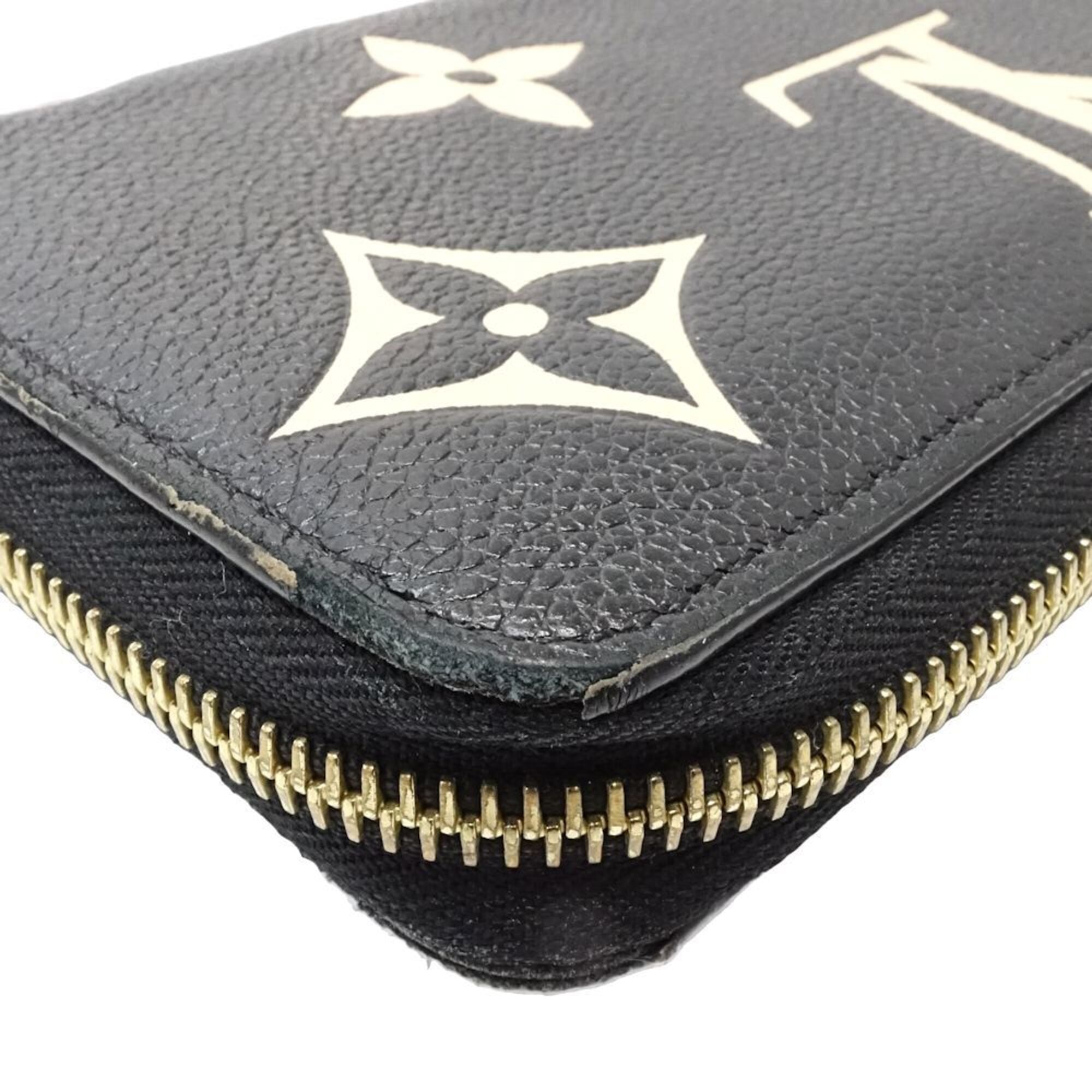 Louis Vuitton Beige Noir Monogram Empreinte Coin Purse/Coin Case (Pre-Owned)