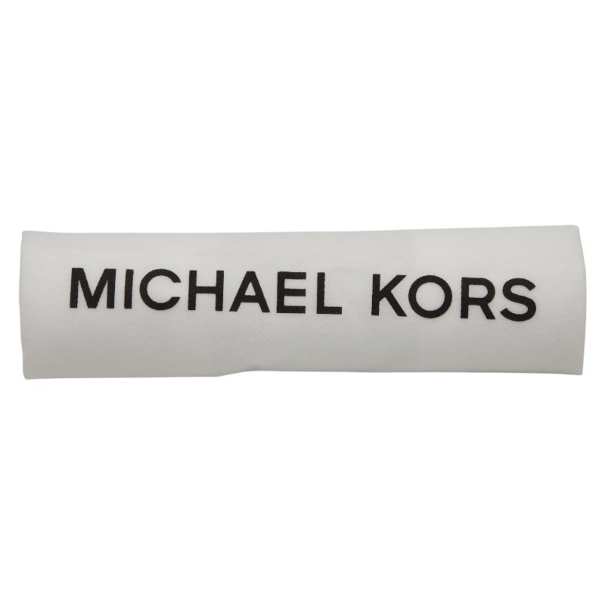 Michael Kors Beige Black Canvas Leather Shoulder Bag (Pre-Owned)