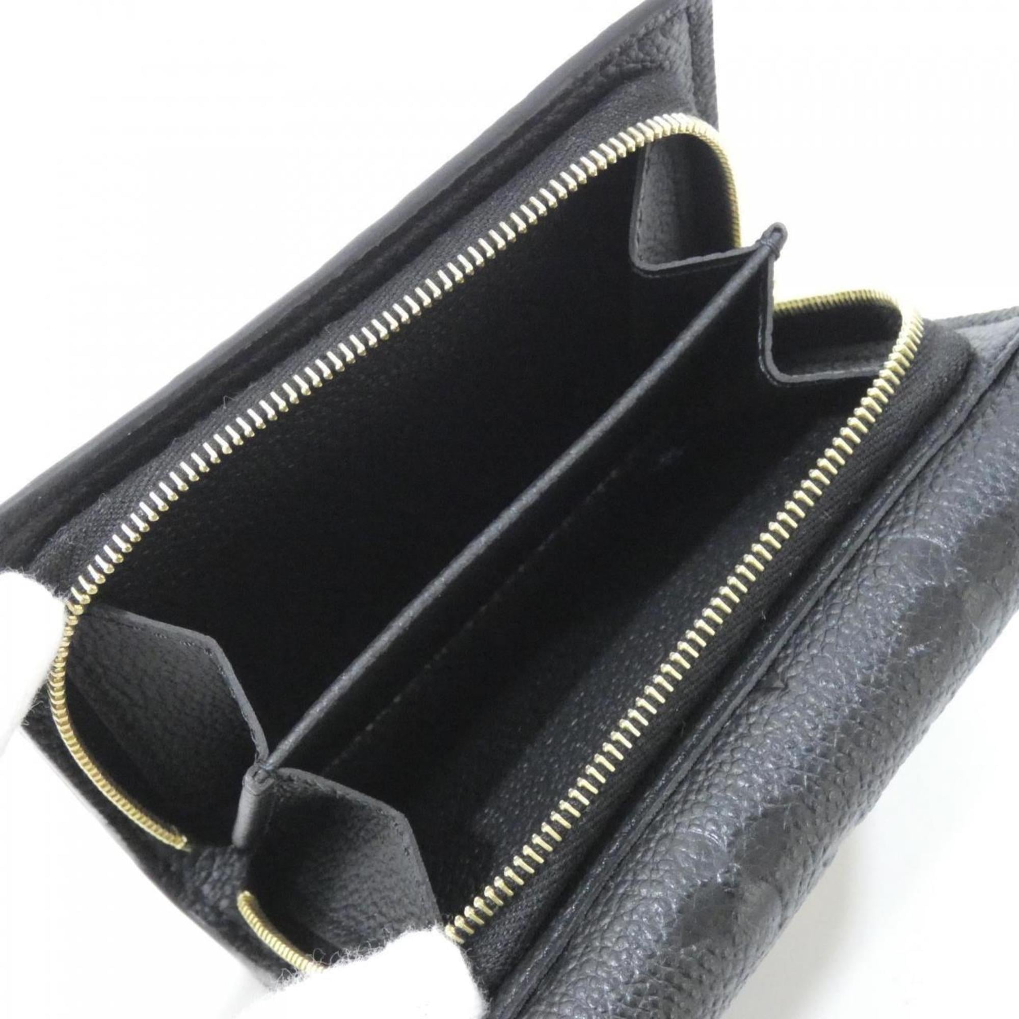 Louis Vuitton Black Monogram Monogram Empreinte Leather Wallet (Bi-Fold) (Pre-Owned)