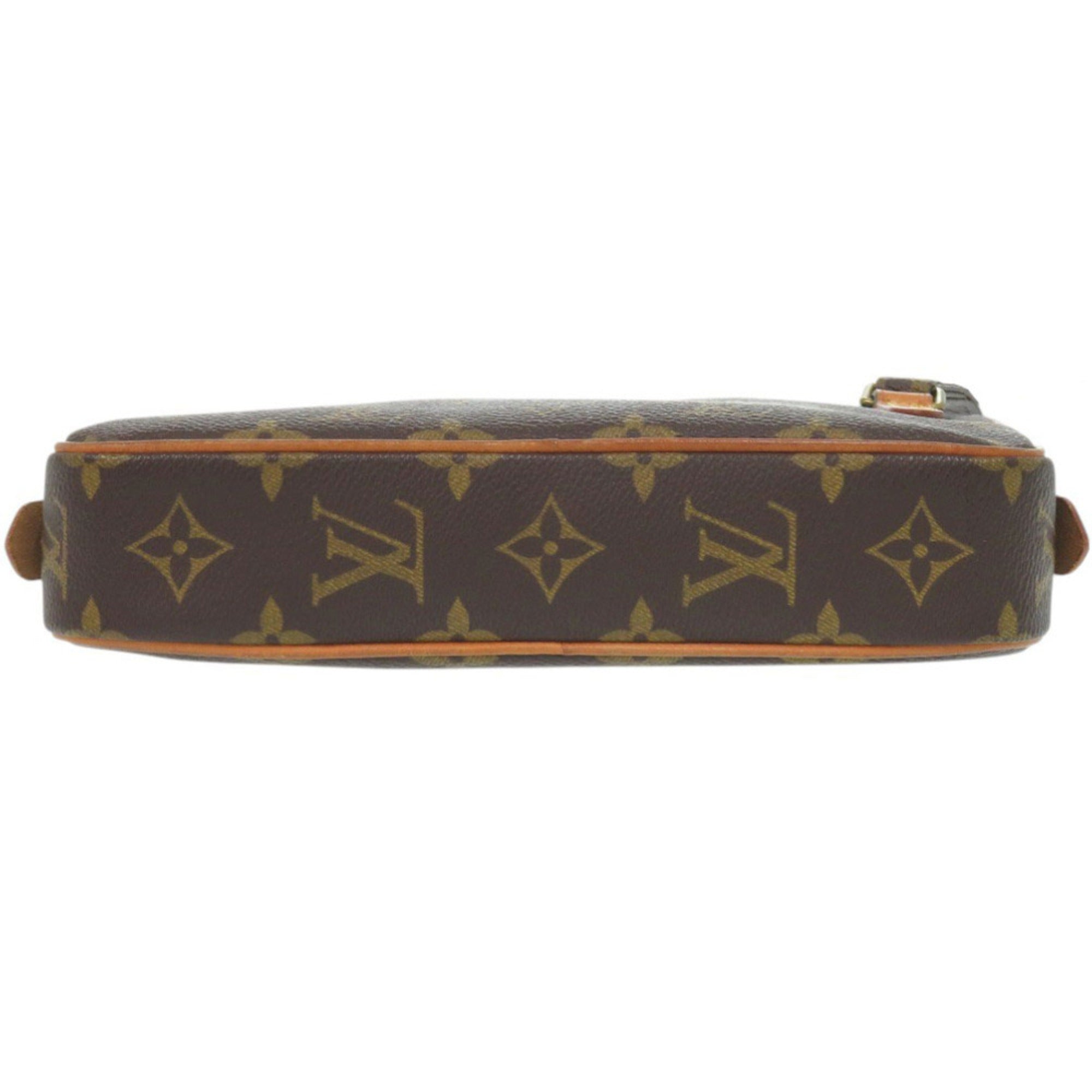 Louis Vuitton Brown Monogram Canvas Shoulder Bag (Pre-Owned)