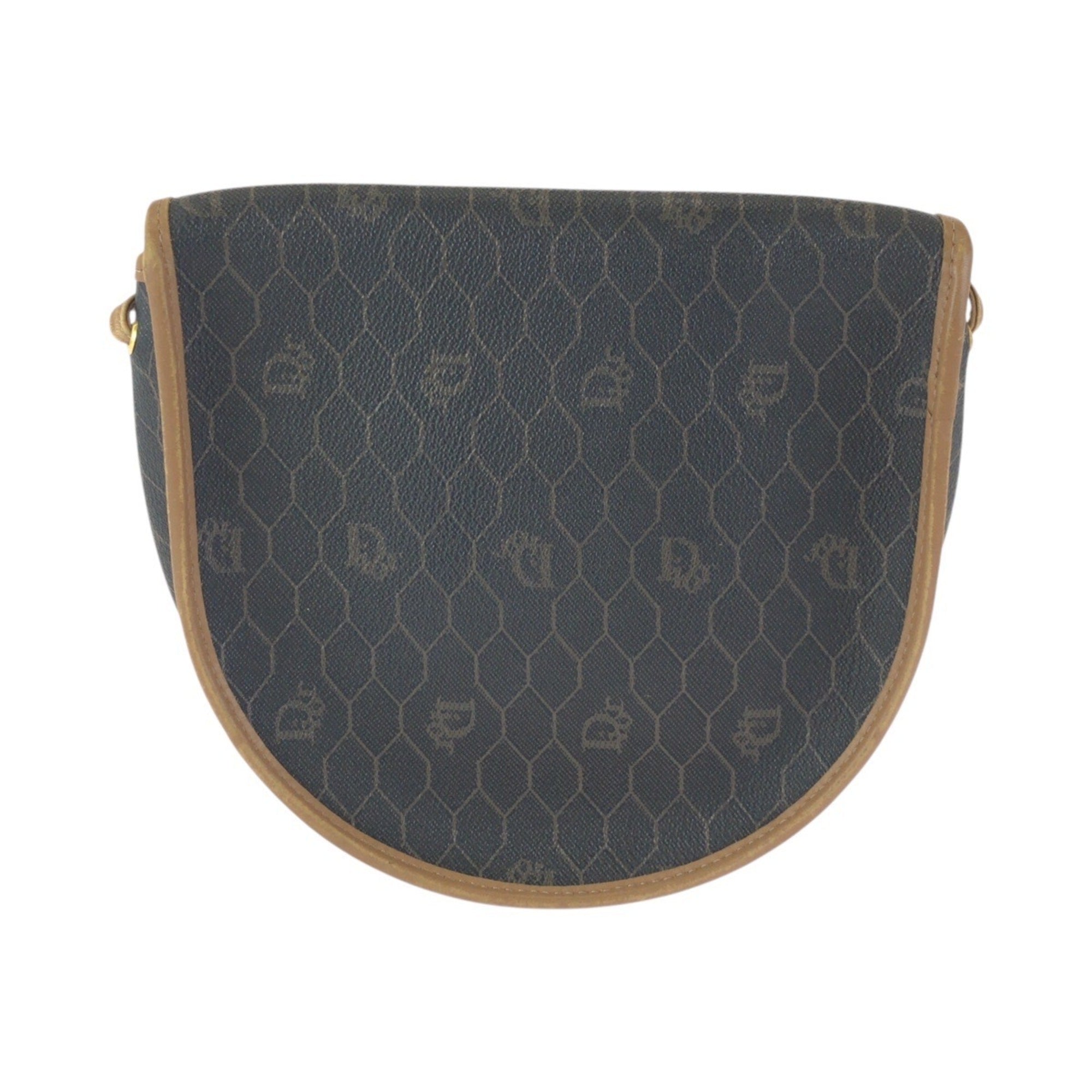 Christian Dior Beige Brown Pvc Pochette Shoulder Bag (Pre-Owned)