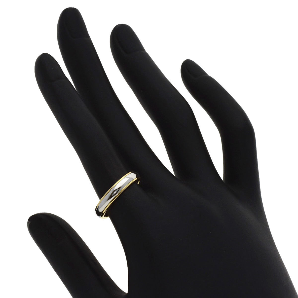 Tiffany Yellow Gold (18K) Platinum 950 Band Ring (Pre-Owned)
