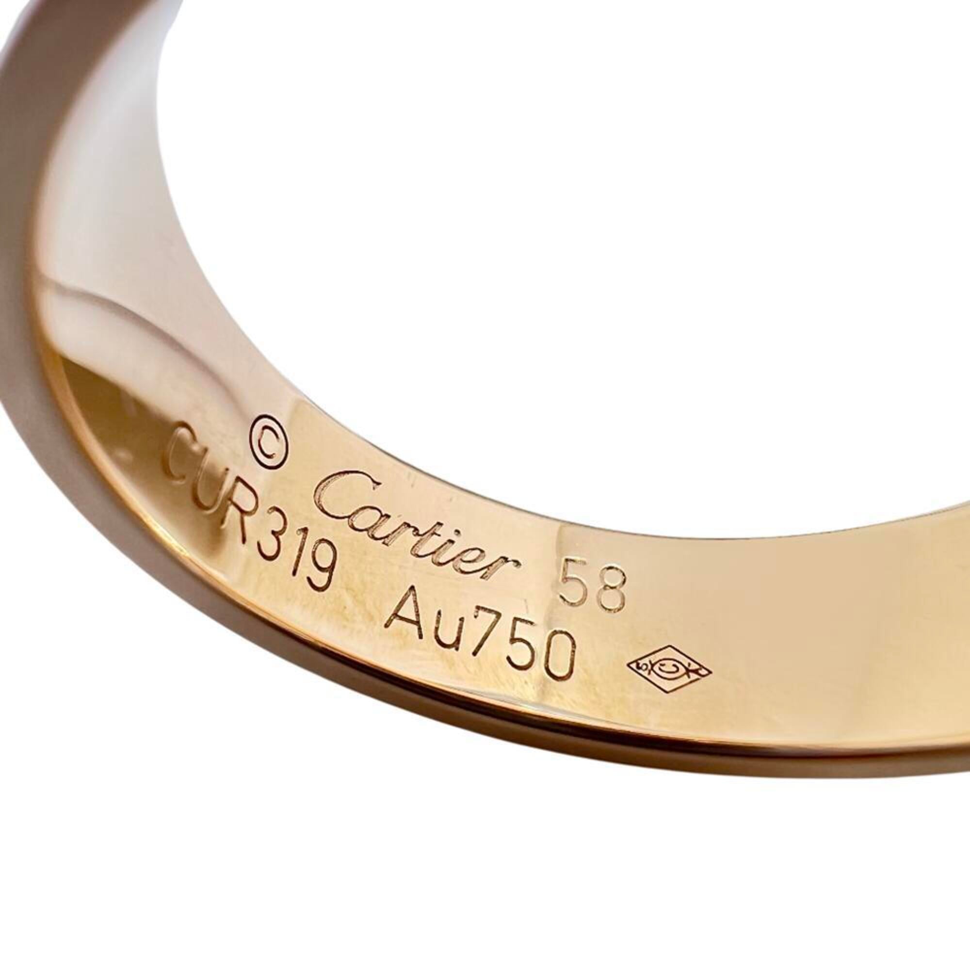 Cartier Love Pink Gold Pink Gold (18K) Band Ring (Pre-Owned)