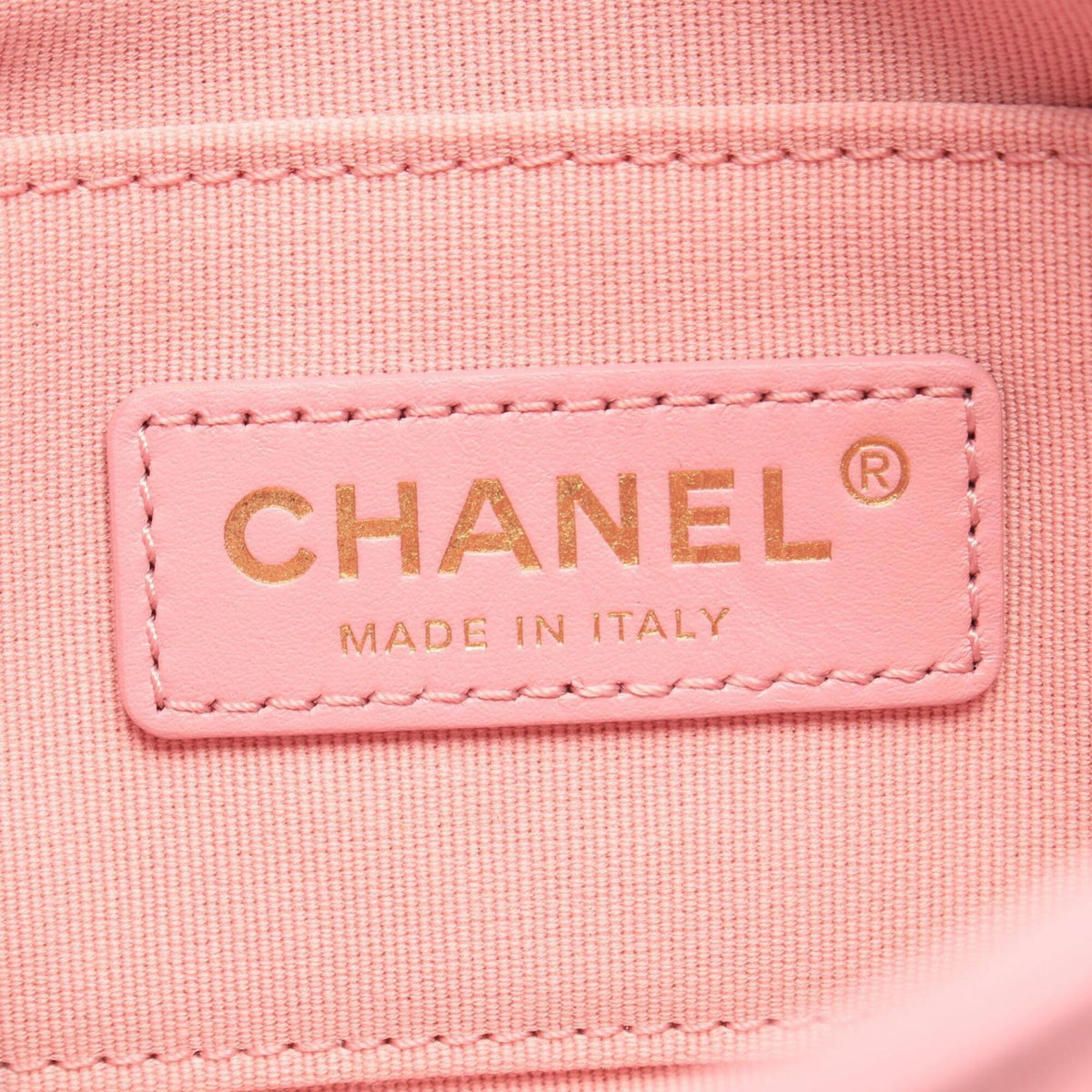 Chanel Pink Leather Handbag Shoulder Bag (Pre-Owned)
