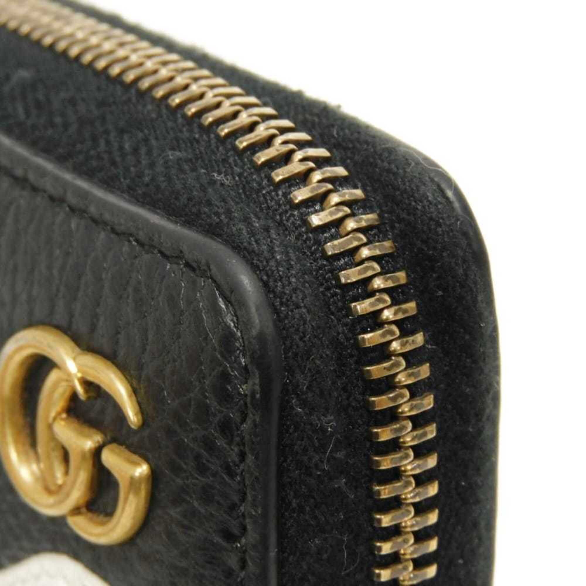 Gucci Black Leather Long Wallet (Bi-Fold) (Pre-Owned)