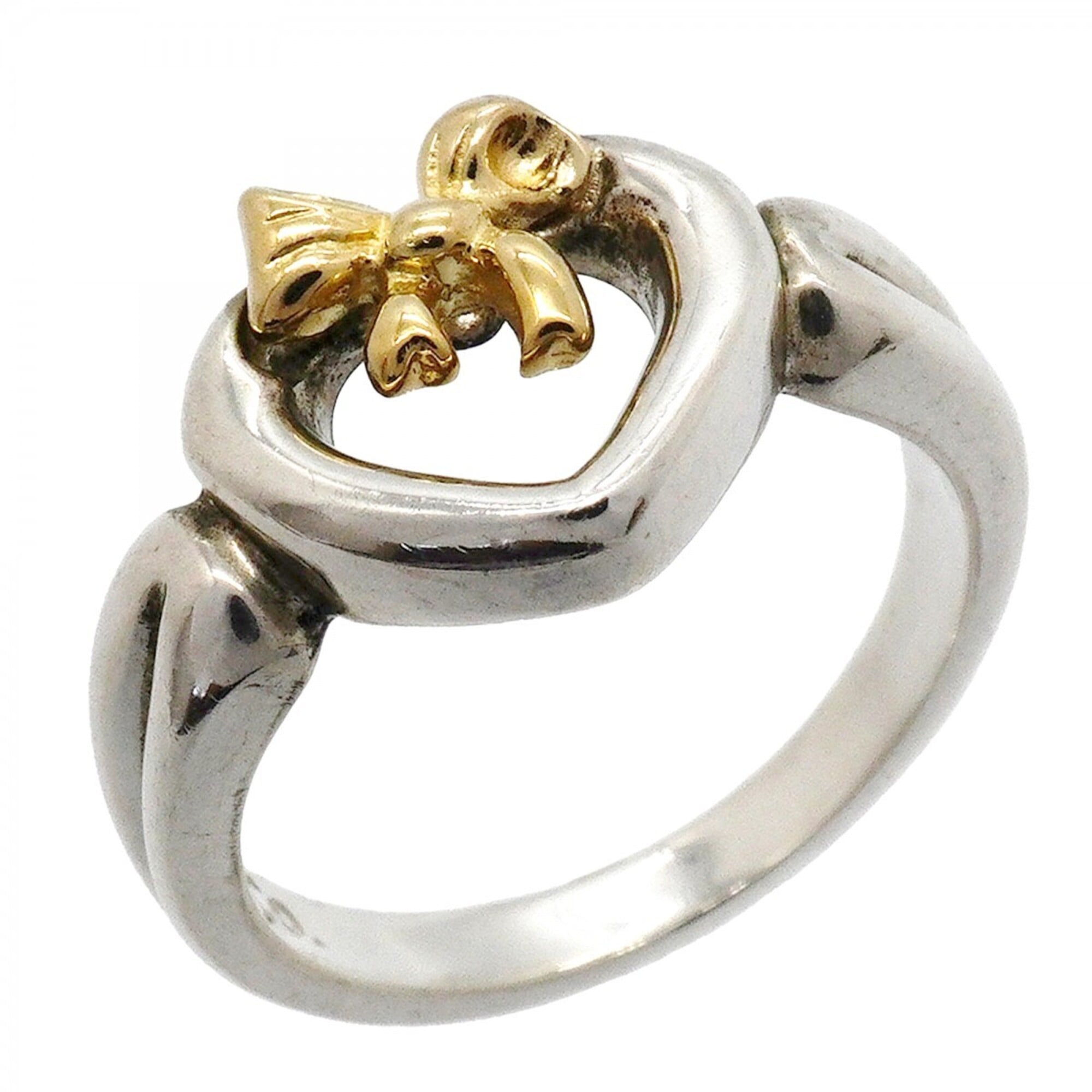 Tiffany Yellow Gold (18K) Silver 925 Band Ring (Pre-Owned)