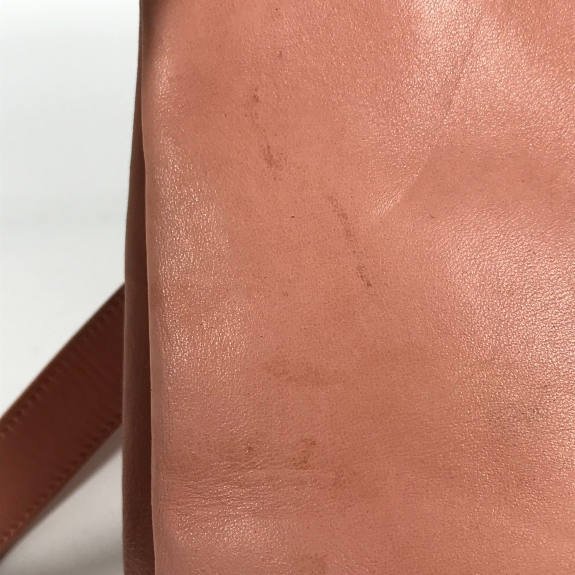 Chanel Pink Leather Shoulder Bag Tote Bag (Pre-Owned)