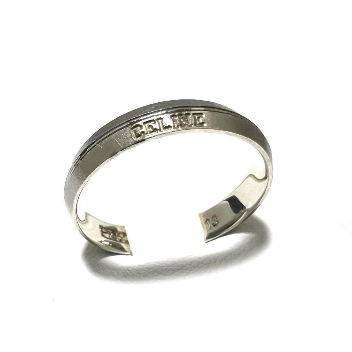 Celine Platinum 850 Band Ring (Pre-Owned)