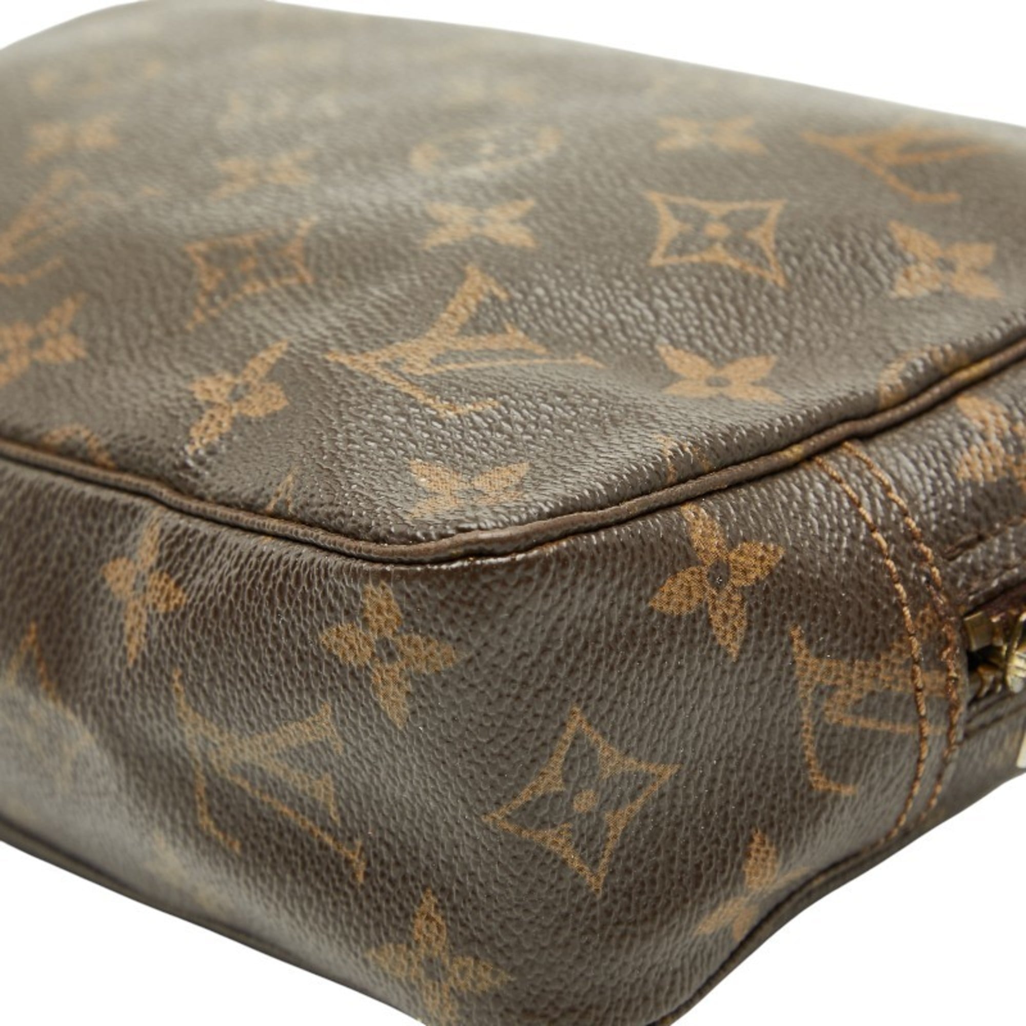 Louis Vuitton Monogram Brown Pvc Leather Pouch (Pre-Owned)
