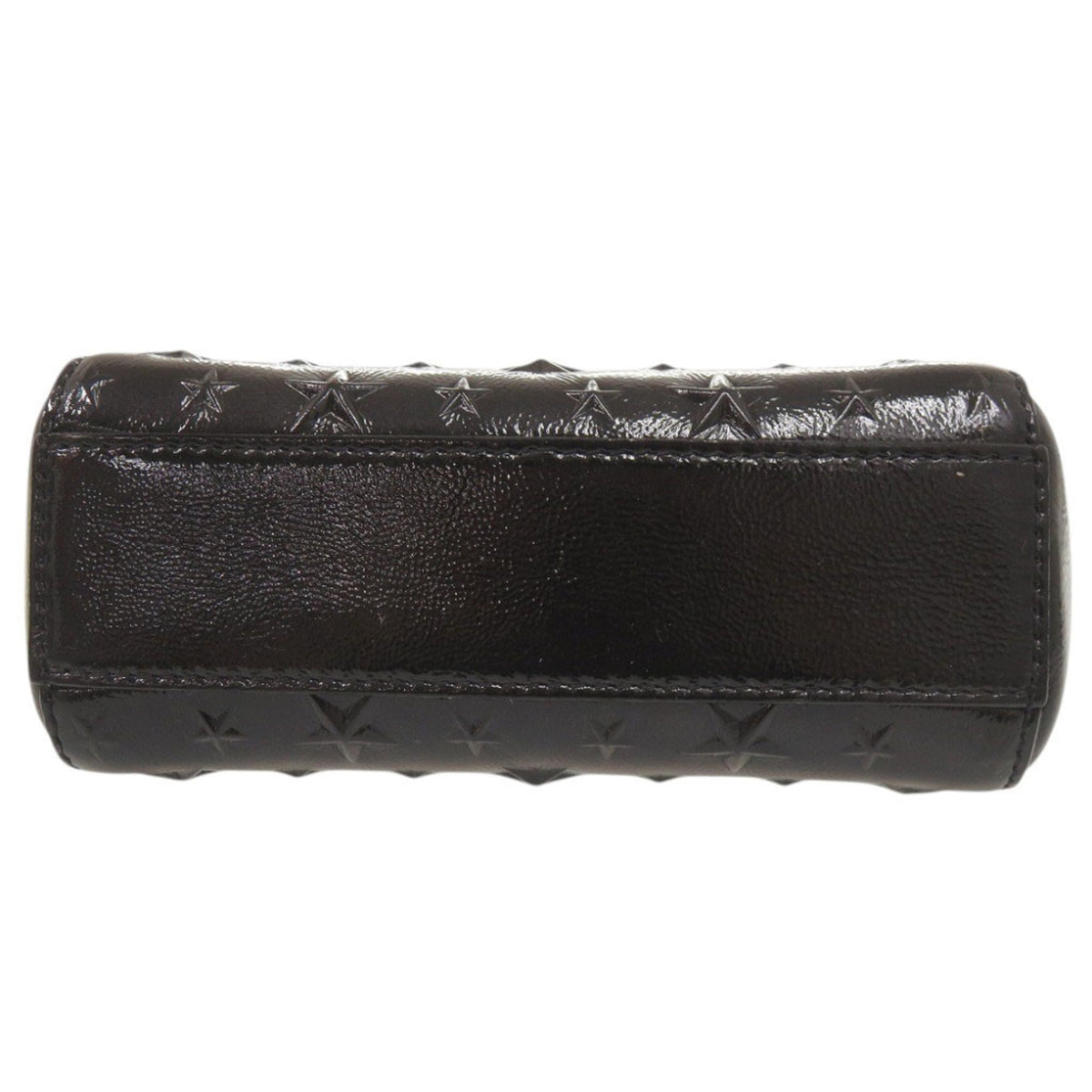 Jimmy Choo Black Patent Leather Handbag Shoulder Bag (Pre-Owned)