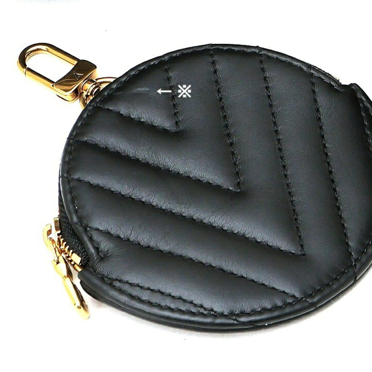 Louis Vuitton Black Leather Pochette Pouch Shoulder Bag (Pre-Owned)