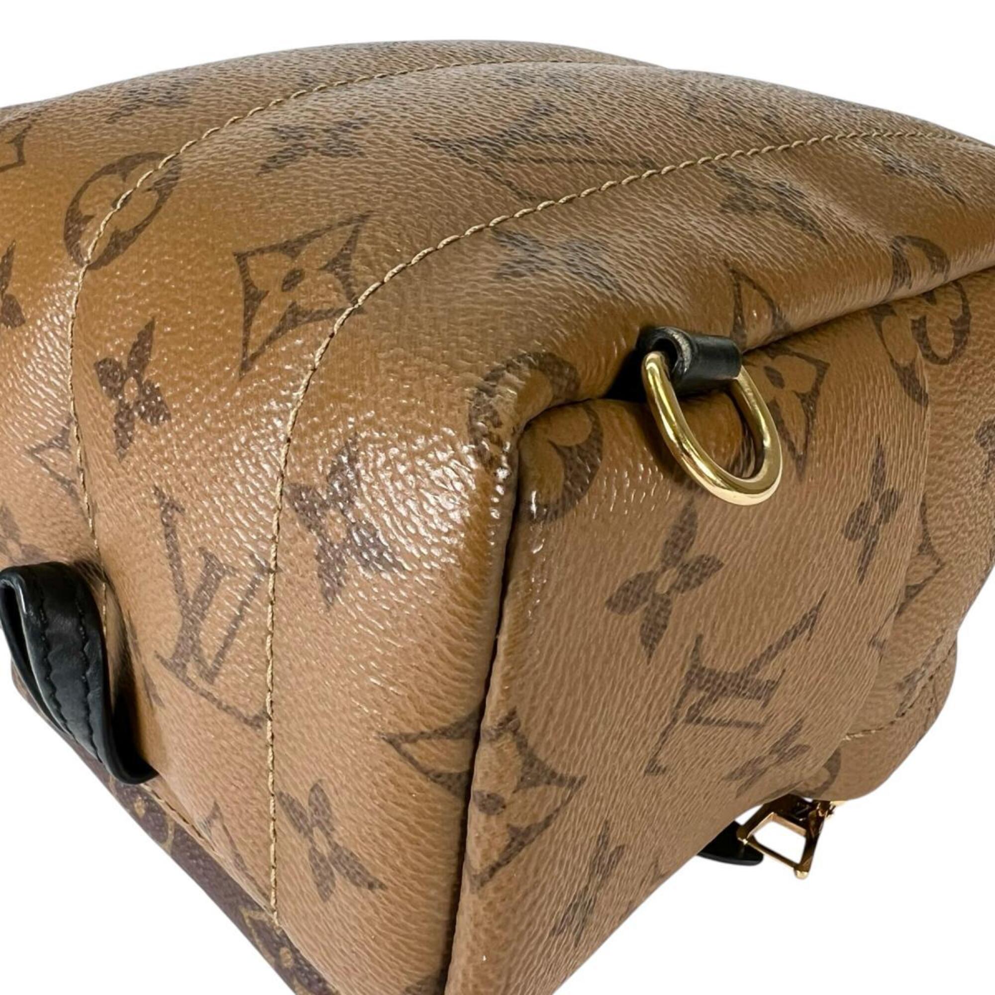 Louis Vuitton Brown Leather Backpack (Pre-Owned)