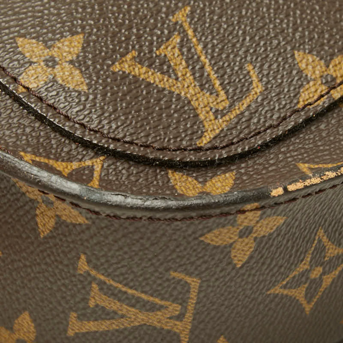 Louis Vuitton Brown Pvc Leather Shoulder Bag (Pre-Owned)