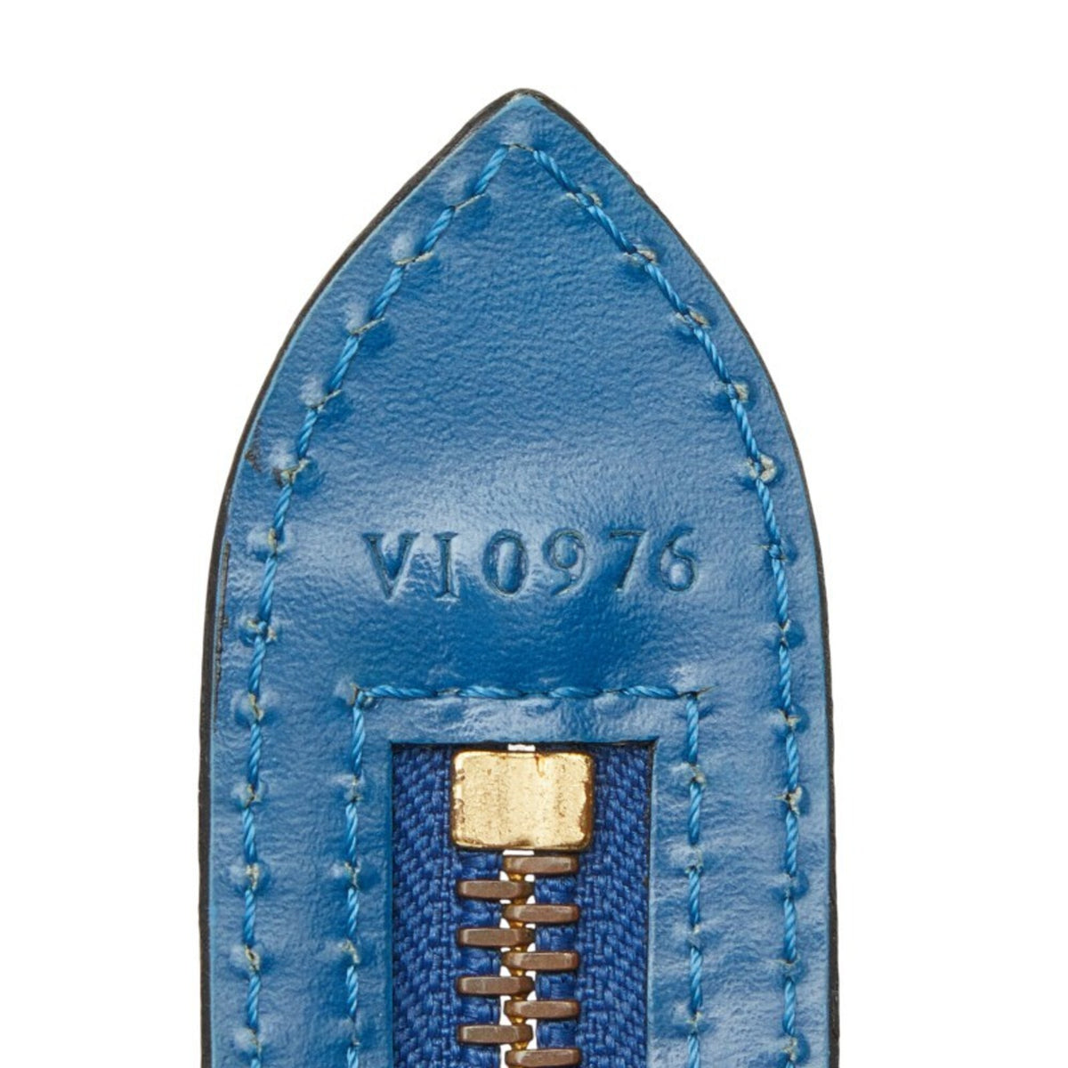 Louis Vuitton Toledo Blue Leather Handbag (Pre-Owned)