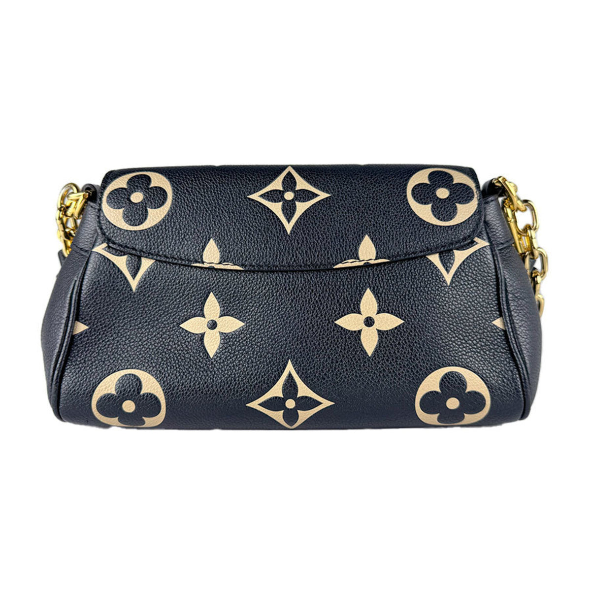 Louis Vuitton Beige Black Monogram Empreinte Shoulder Bag (Pre-Owned)