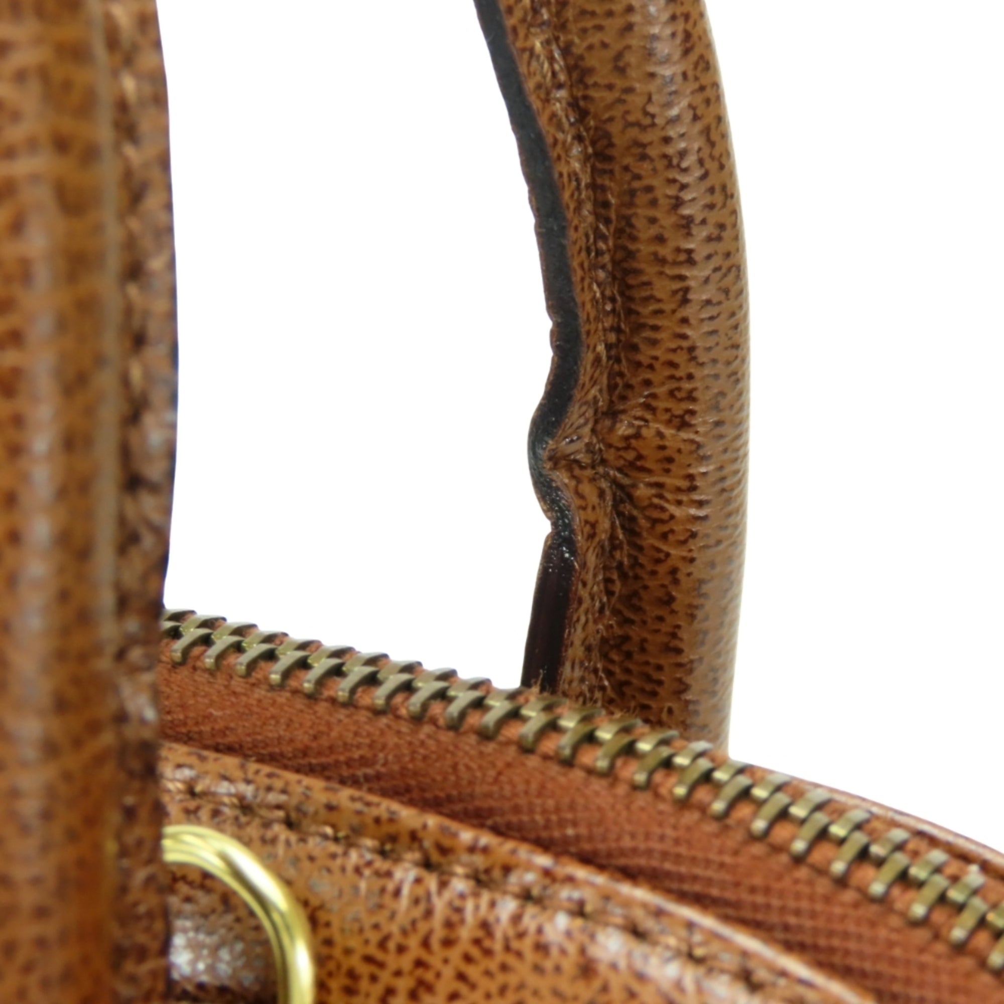 Salvatore Ferragamo Brown Leather Handbag (Pre-Owned)