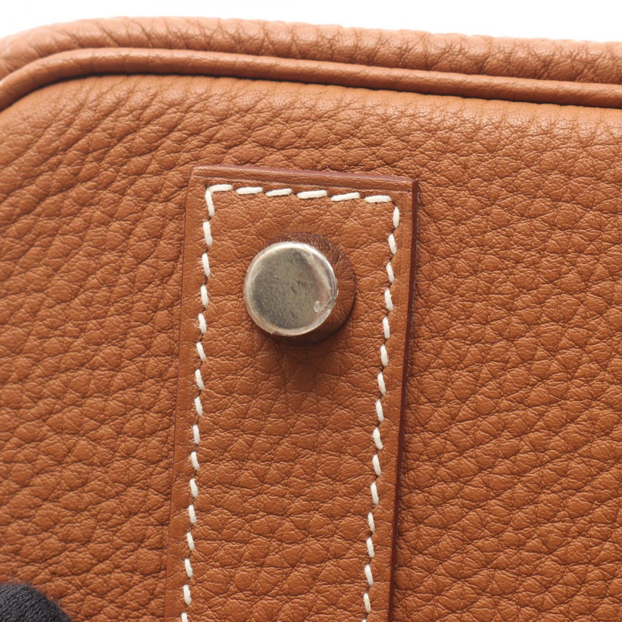 Hermes Brown Togo Leather Handbag (Pre-Owned)