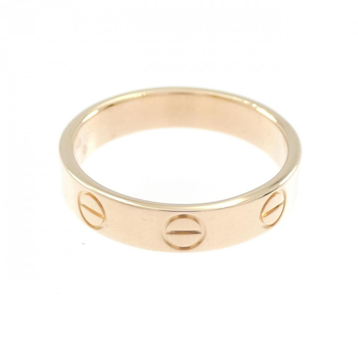 Cartier Love Pink Gold (18K) Band Ring (Pre-Owned)