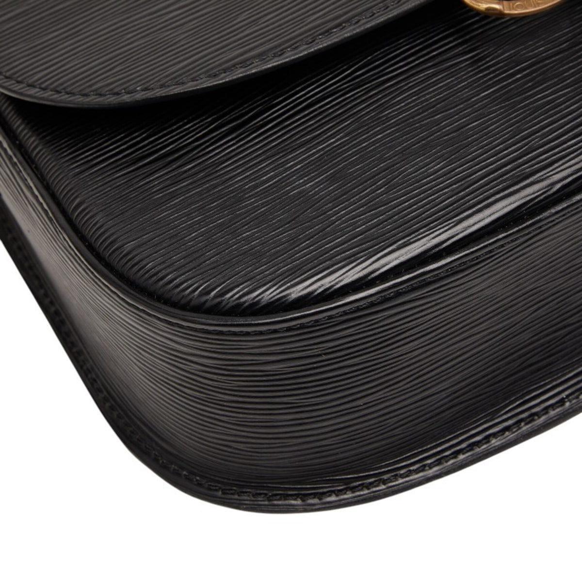 Louis Vuitton Black Noir Leather Shoulder Bag (Pre-Owned)