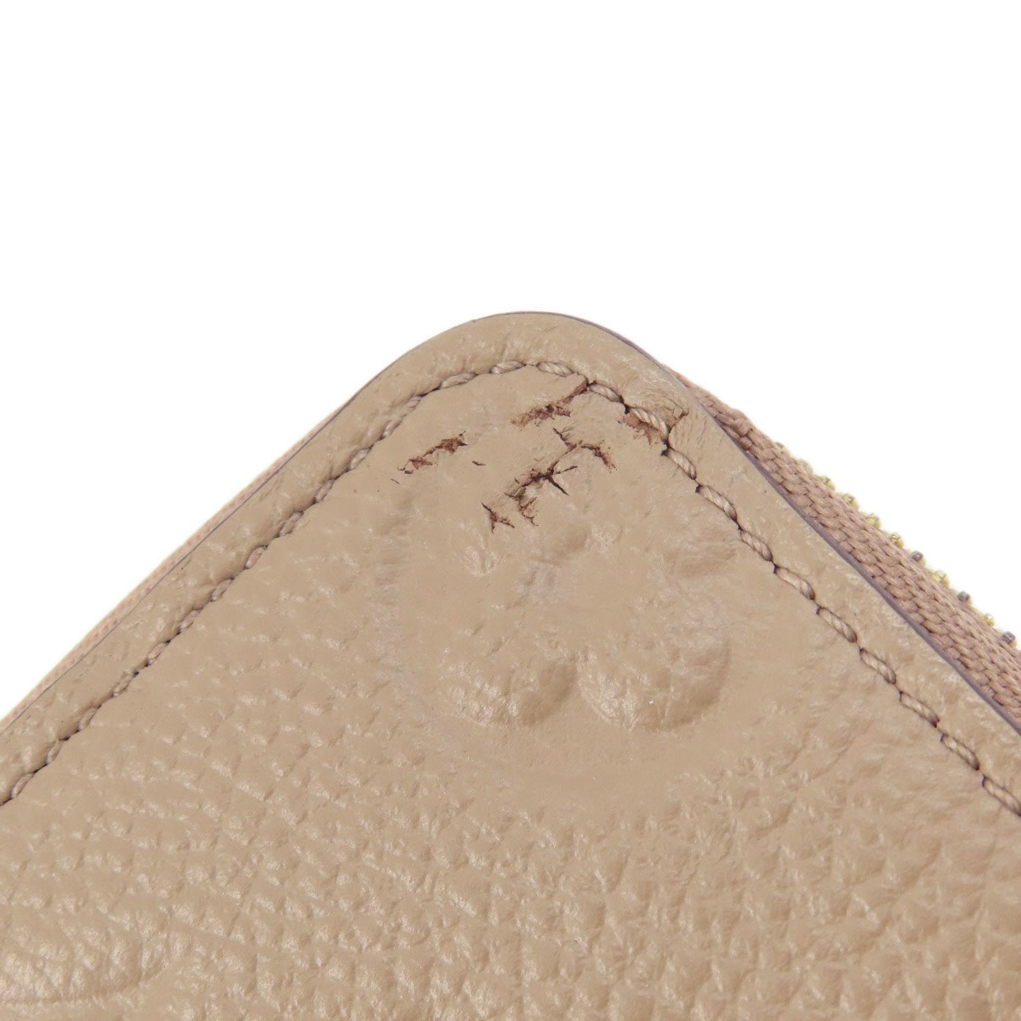 Louis Vuitton Beige Monogram Empreinte Coin Purse/Coin Case (Pre-Owned)