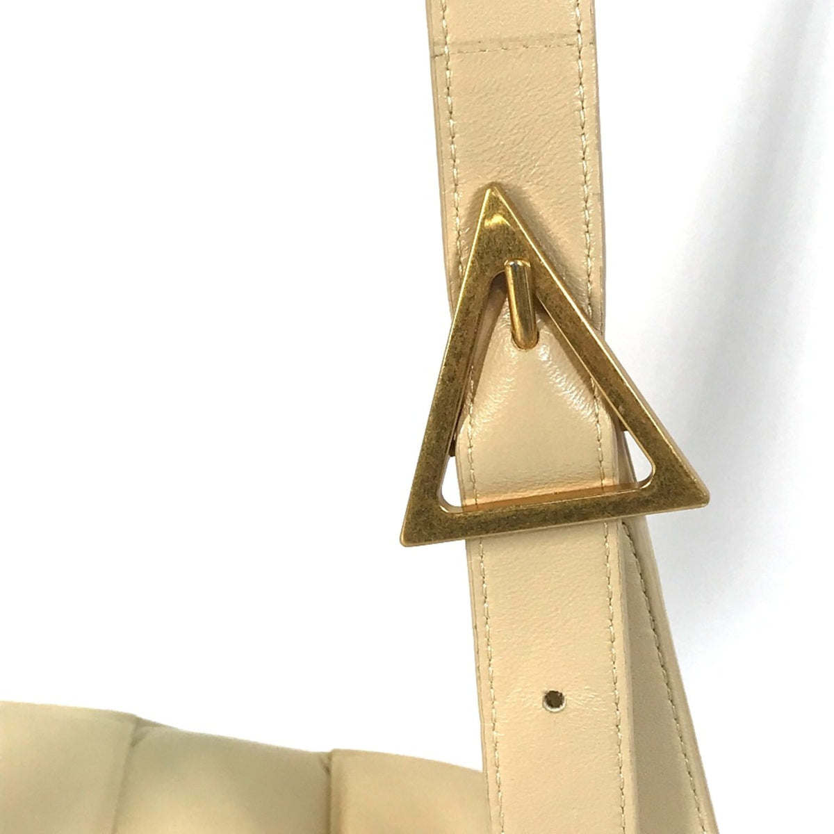 Bottega Veneta Beige Leather Shoulder Bag (Pre-Owned)
