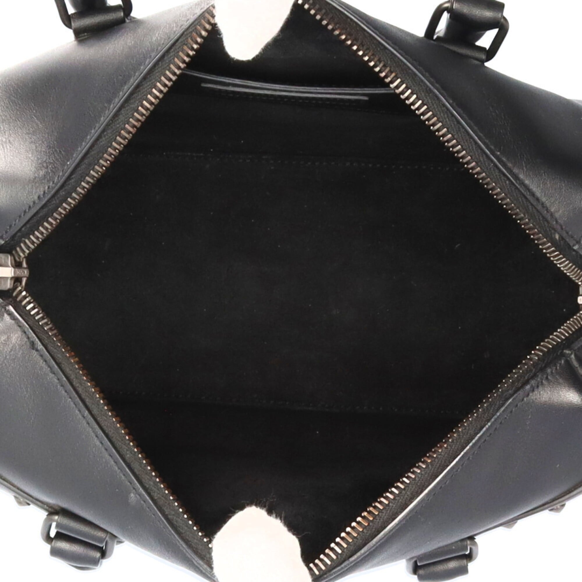 Saint Laurent Black Leather Shoulder Bag (Pre-Owned)
