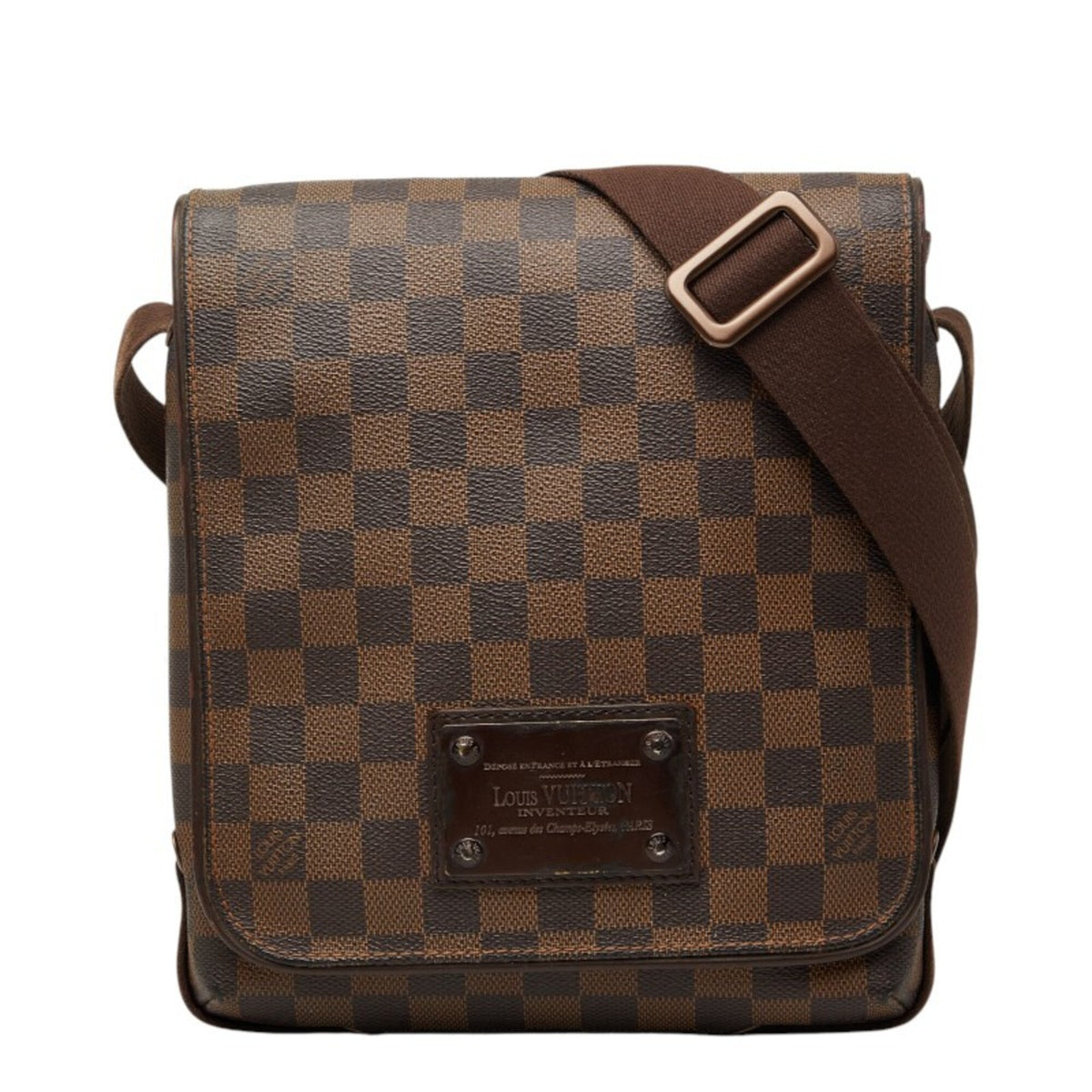 Louis Vuitton Brown Pvc Leather Shoulder Bag (Pre-Owned)