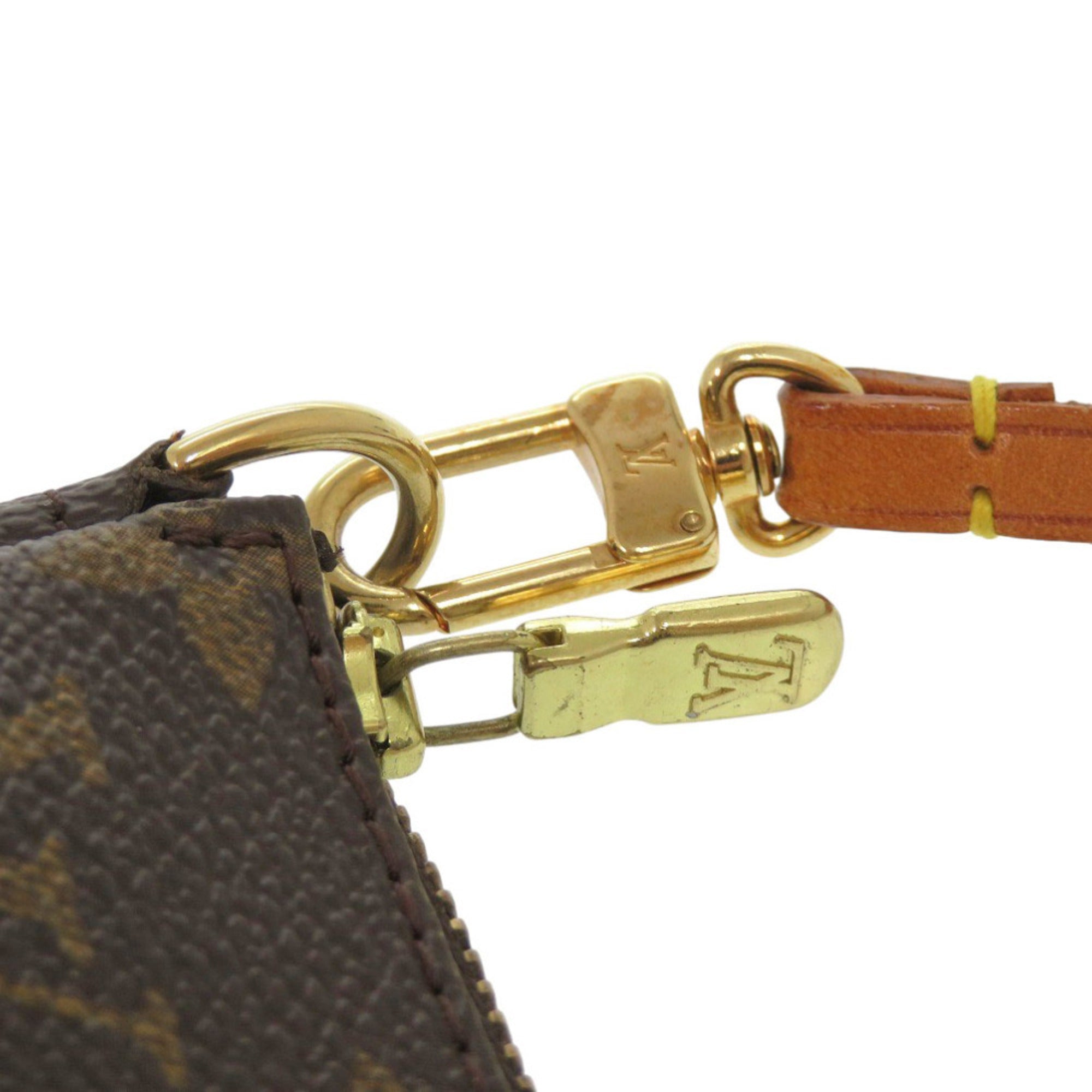 Louis Vuitton Brown Monogram Pochette Pouch (Pre-Owned)