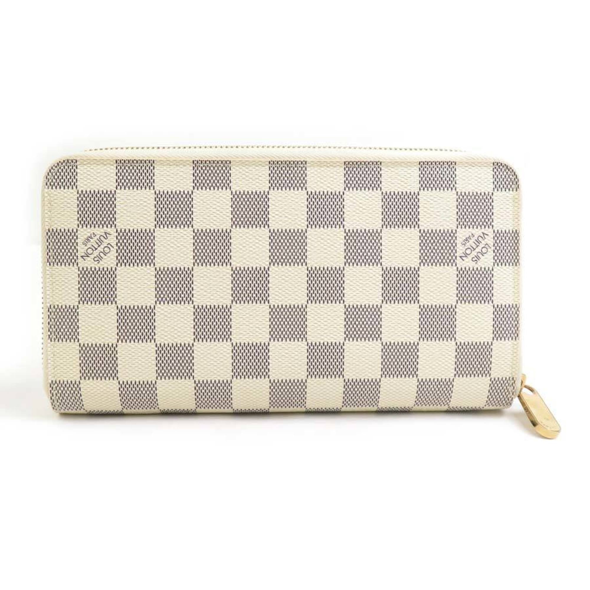 Louis Vuitton Damier Azur Ivory Damier Azur Long Wallet (Bi-Fold) (Pre-Owned)