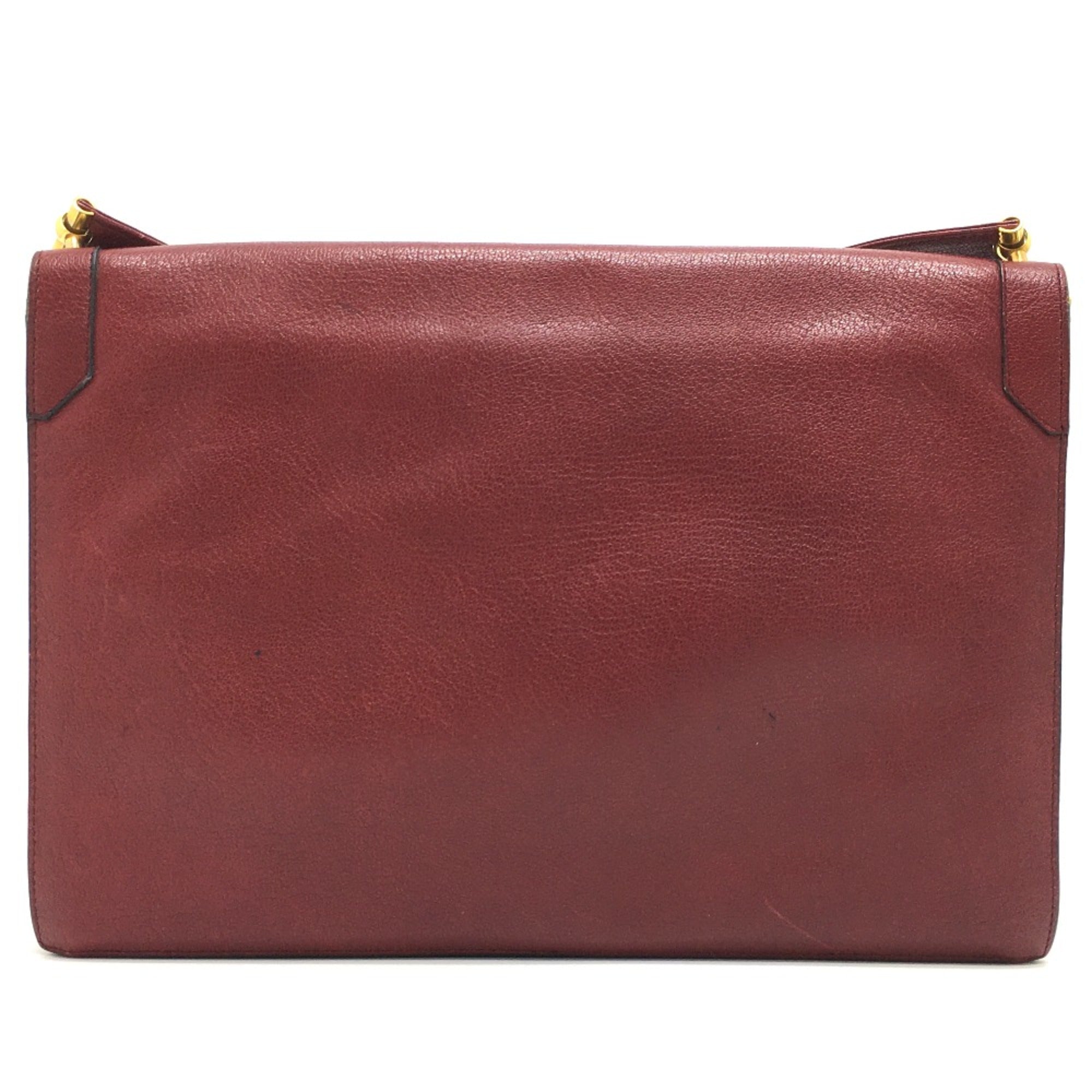 Christian Dior Red Leather Shoulder Bag (Pre-Owned)