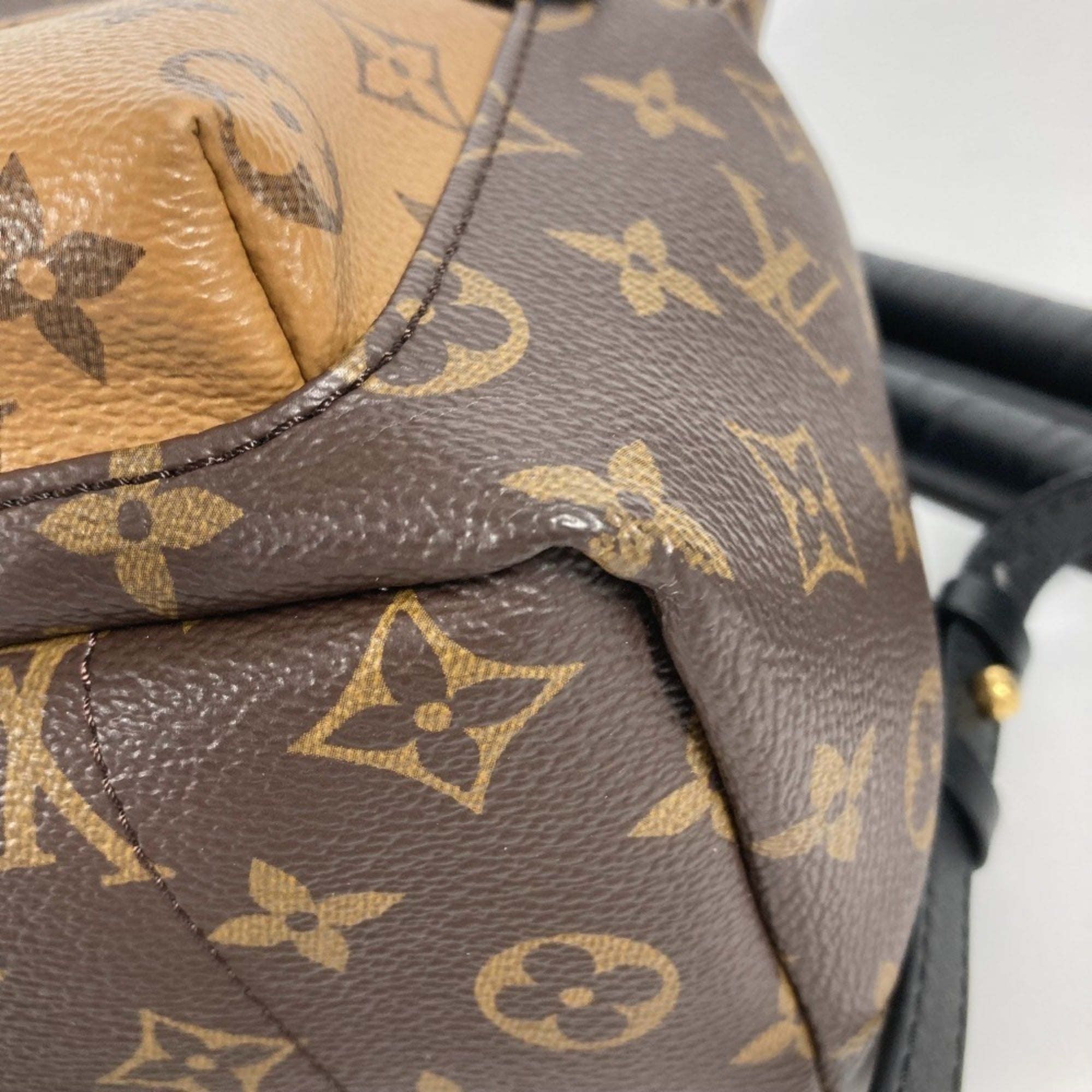 Louis Vuitton Beige Brown Monogram Reverse Backpack (Pre-Owned)