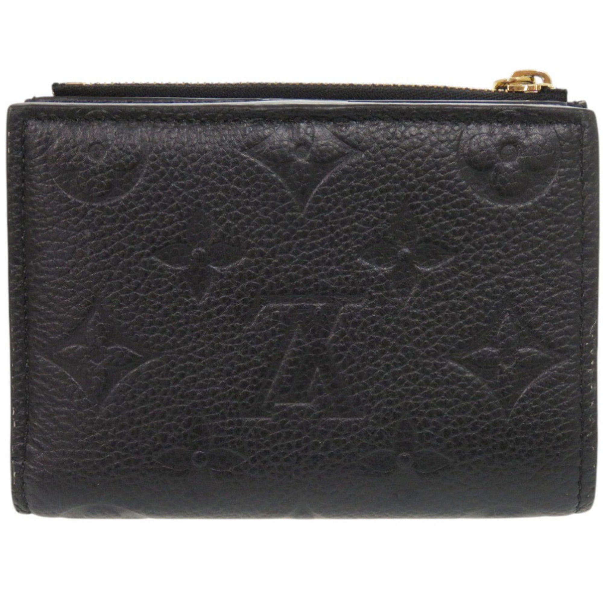 Louis Vuitton Black Noir Monogram Empreinte Wallet (Bi-Fold) (Pre-Owned)