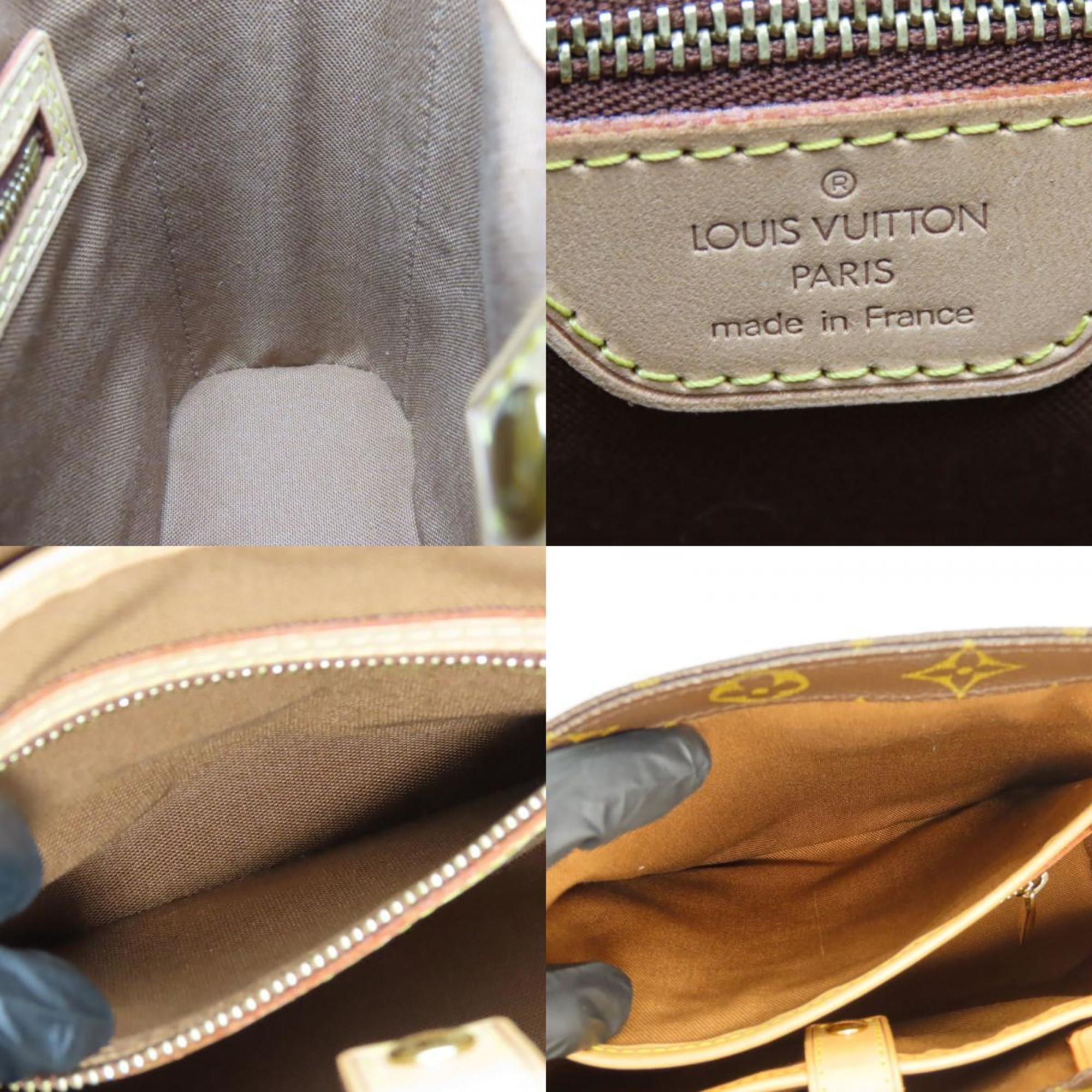 Louis Vuitton Brown Monogram Leather Handbag (Pre-Owned)