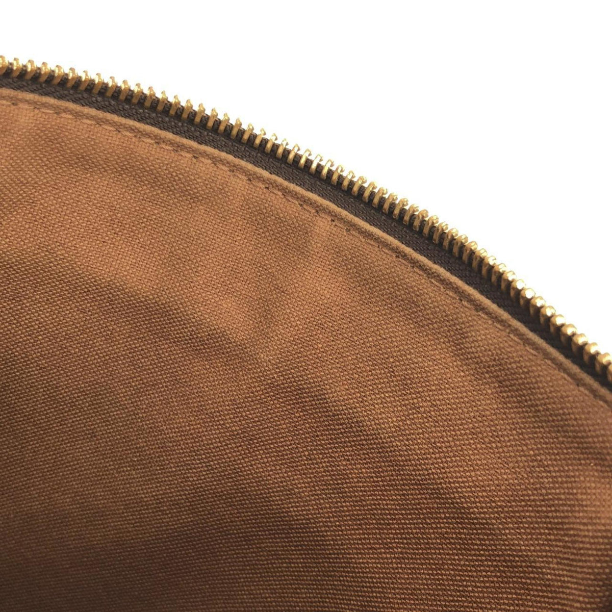 Louis Vuitton Marron Coated Canvas Pochette Shoulder Bag (Pre-Owned)