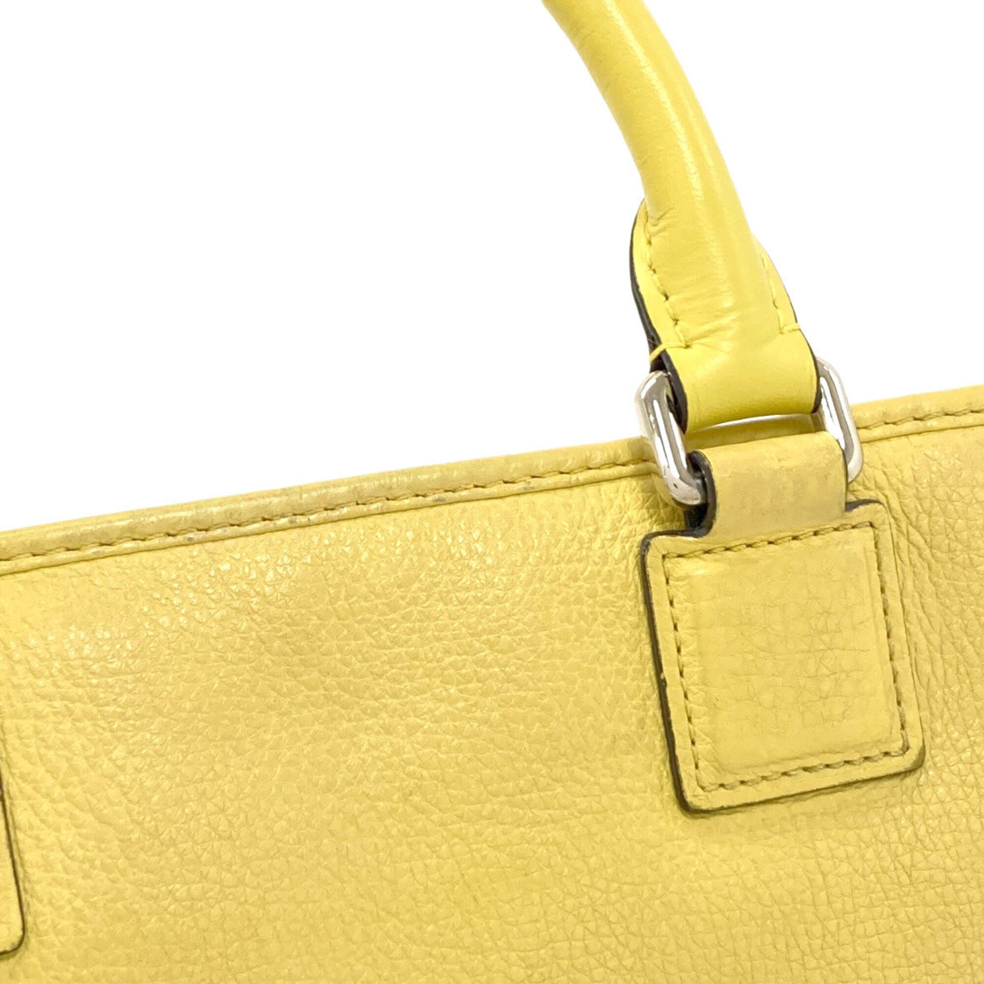 Loewe Yellow Leather Handbag (Pre-Owned)