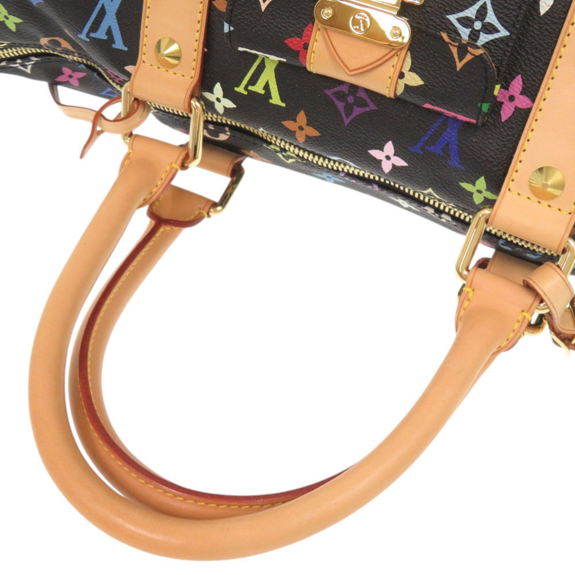 Louis Vuitton Noir Monogram Multicolore Boston Bag (Pre-Owned)