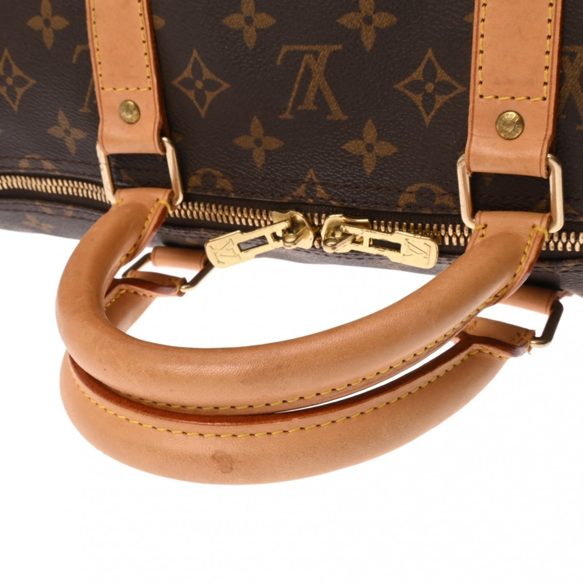 Louis Vuitton Brown Monogram Canvas Boston Bag (Pre-Owned)