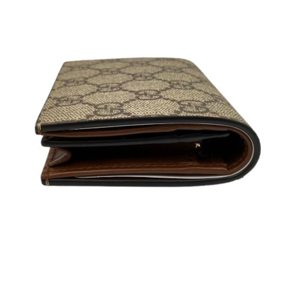 Gucci Brown Pvc Wallet (Bi-Fold) (Pre-Owned)